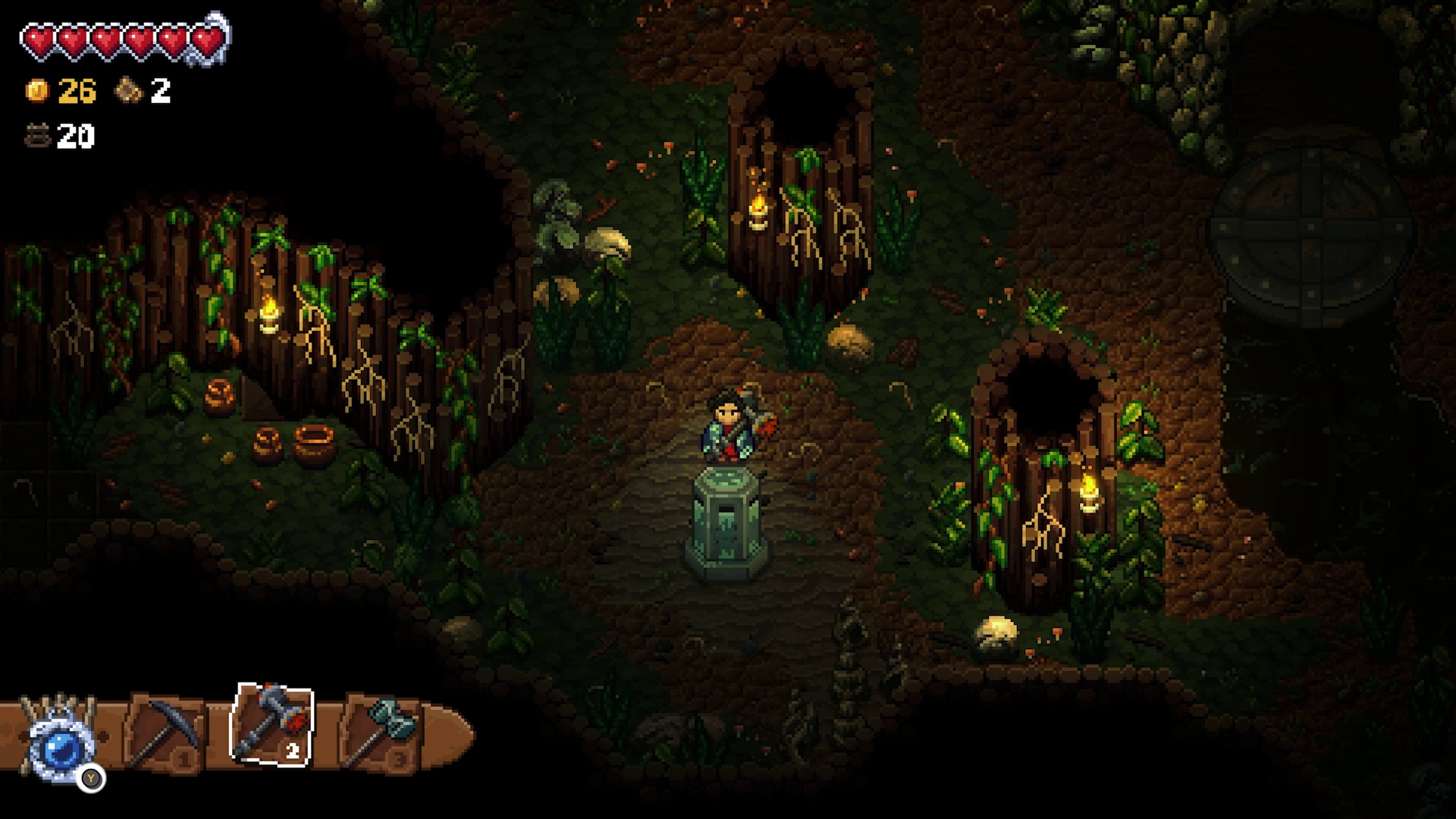 洞窟採掘ゲーム『Glintseeker Island』体験版が配信中_021