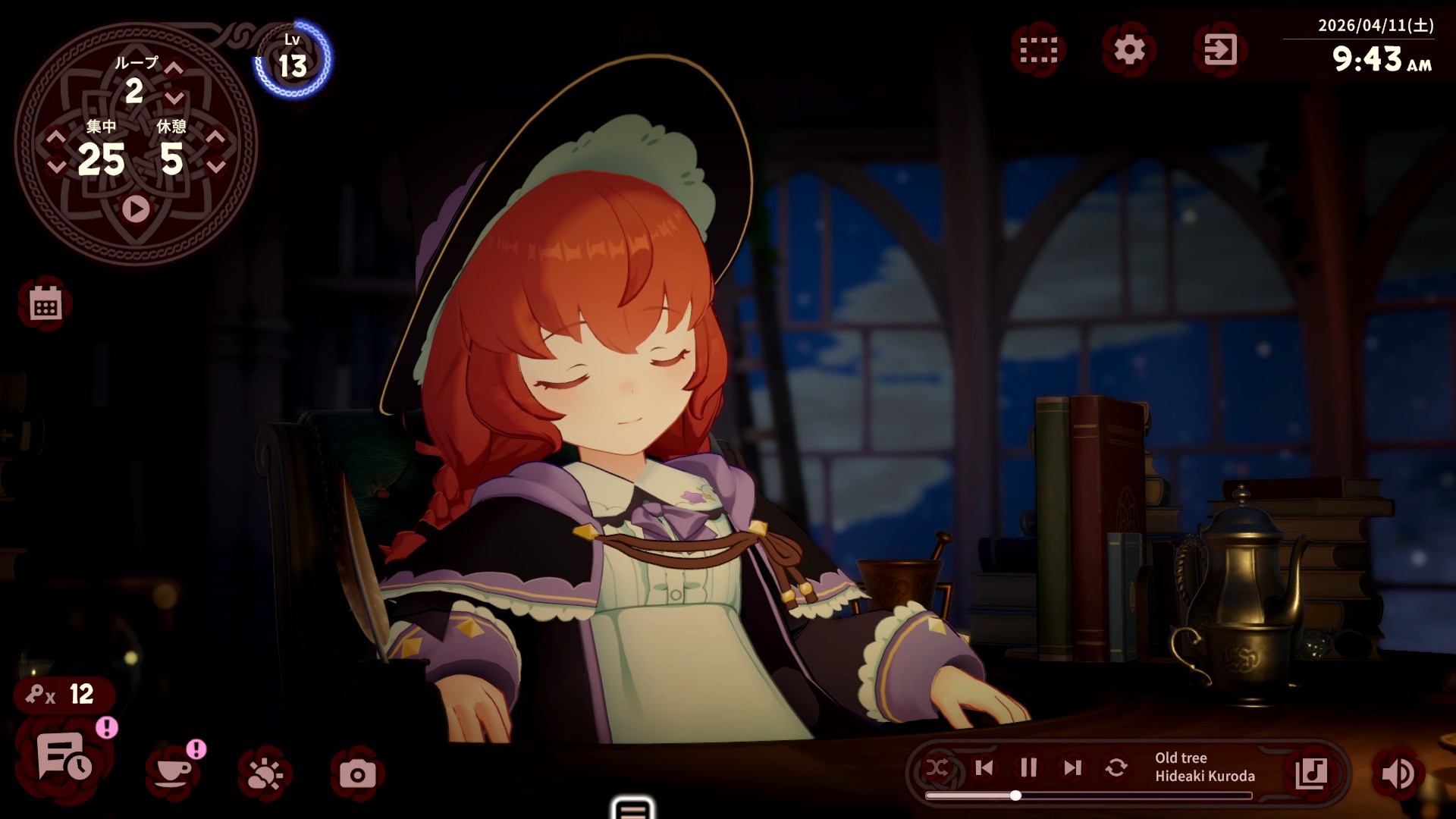 魔法使いの少女と作業できるゲーム『Memory of Memorie : A Chill Story』が7月23日に発売決定_002