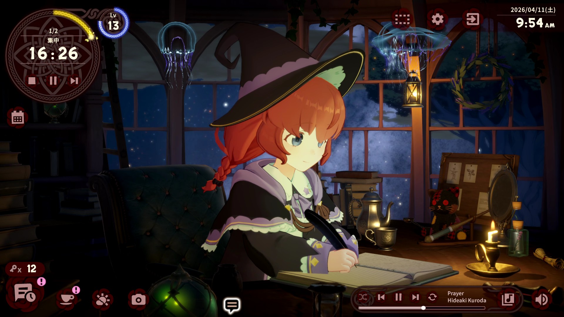 魔法使い見習いの少女と作業するゲーム『Memory of Memorie : A Chill Story』が発売開始_001