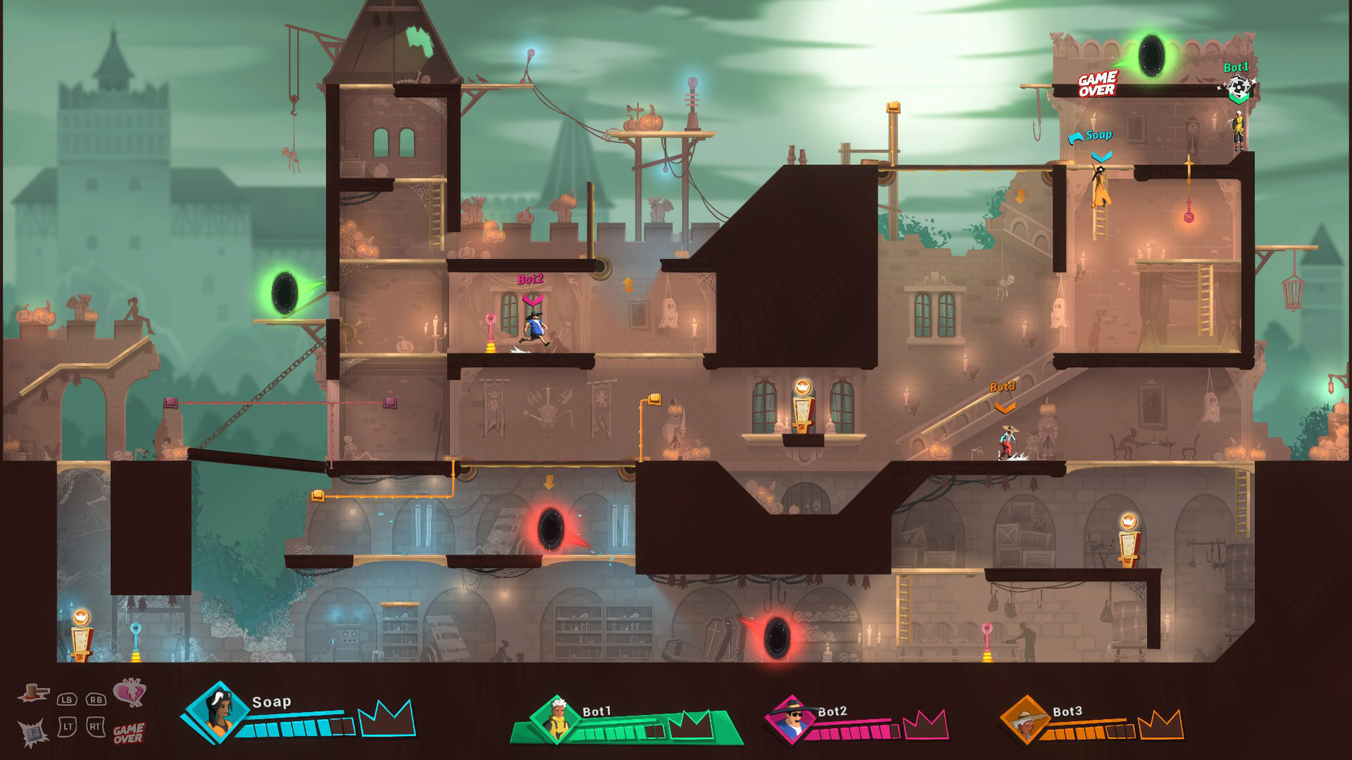 【無料】最大4人対戦のハイテンポ鬼ごっこゲーム『Catch Me!』がSteamにて“無料”配布中_003