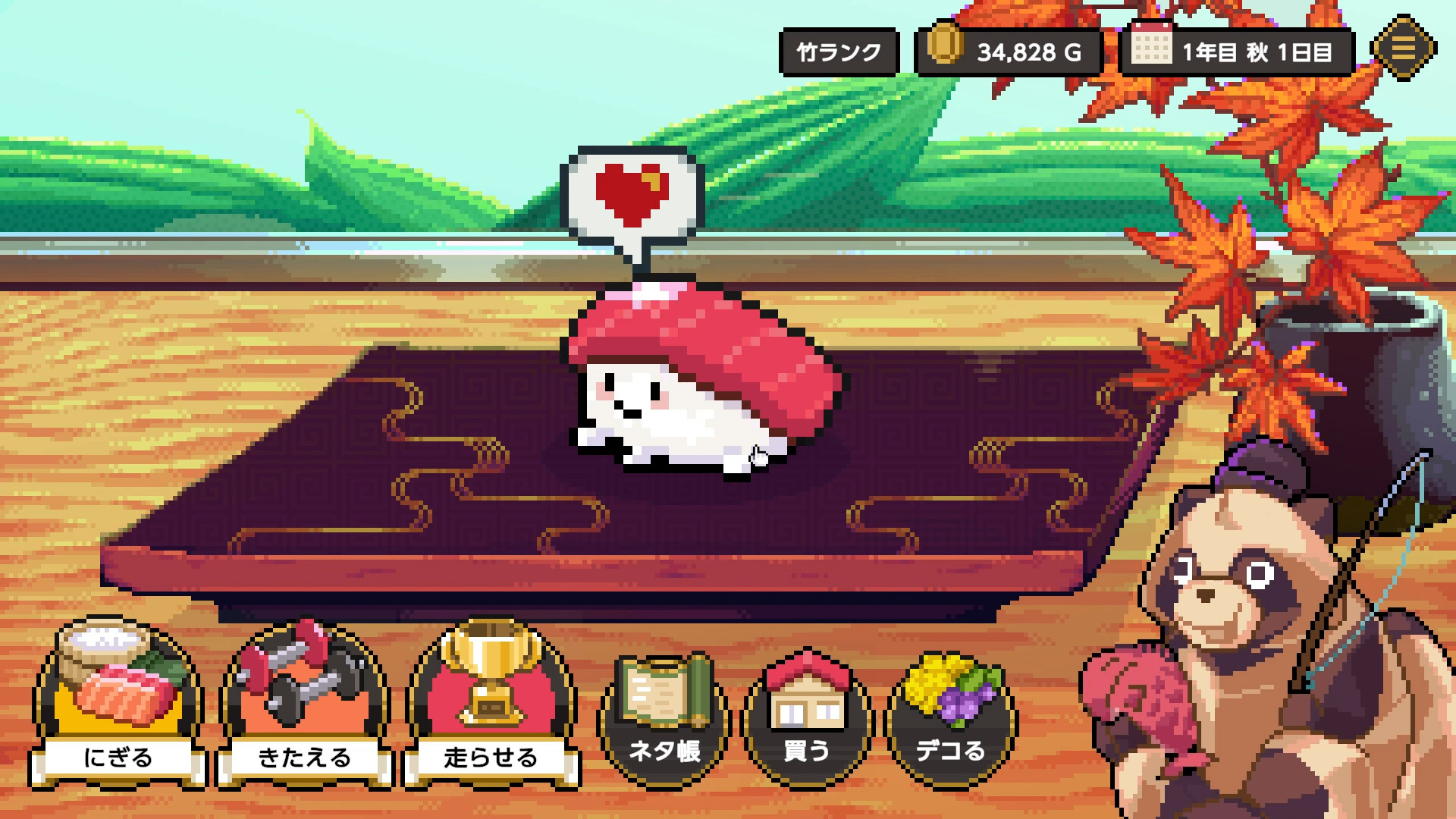 握った“寿司”でレースを繰り広げるゲーム『わびさび寿司ダービー』が本日7月16日より発売_004
