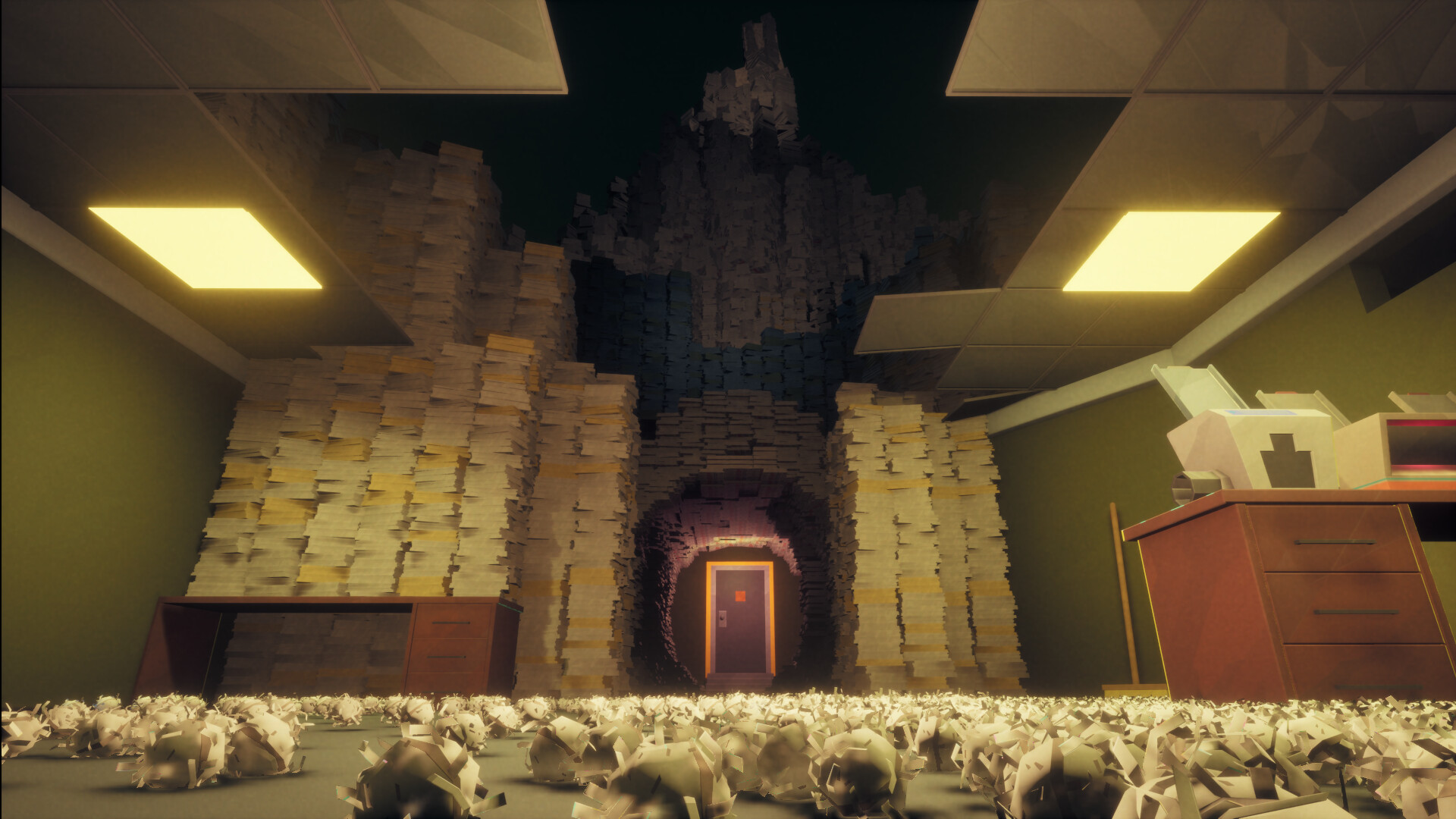 社内の書類を“シュレッダー”にかけまくるゲーム『Paper Shredder』が面白そう_005
