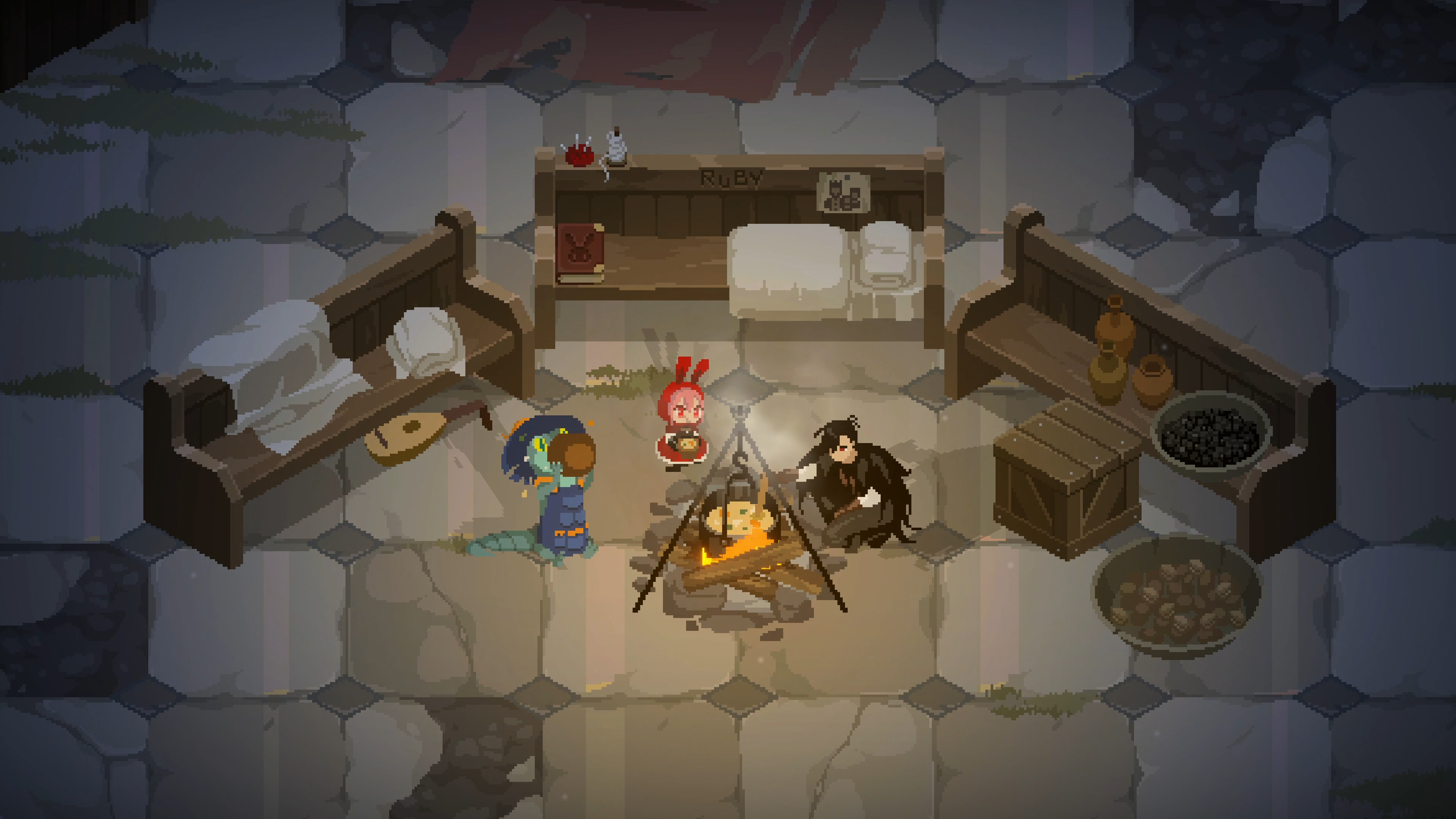 数々の異形とひたすらボス戦を繰り広げるドット絵アクションゲーム『ルビナイト』本日発売_011