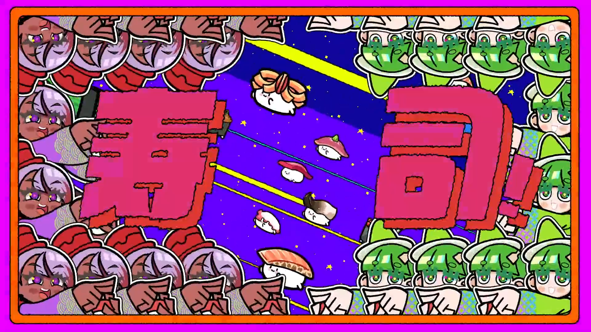 握った“寿司”でレースを繰り広げるゲーム『わびさび寿司ダービー』が本日7月16日より発売_012