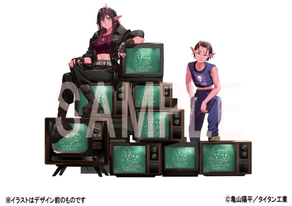 『銀河特急 ミルキー☆サブウェイ』劇場版Blu-rayの法人特典イラストが公開。チハル＆マキナら9人が描き下ろしアクスタに_002