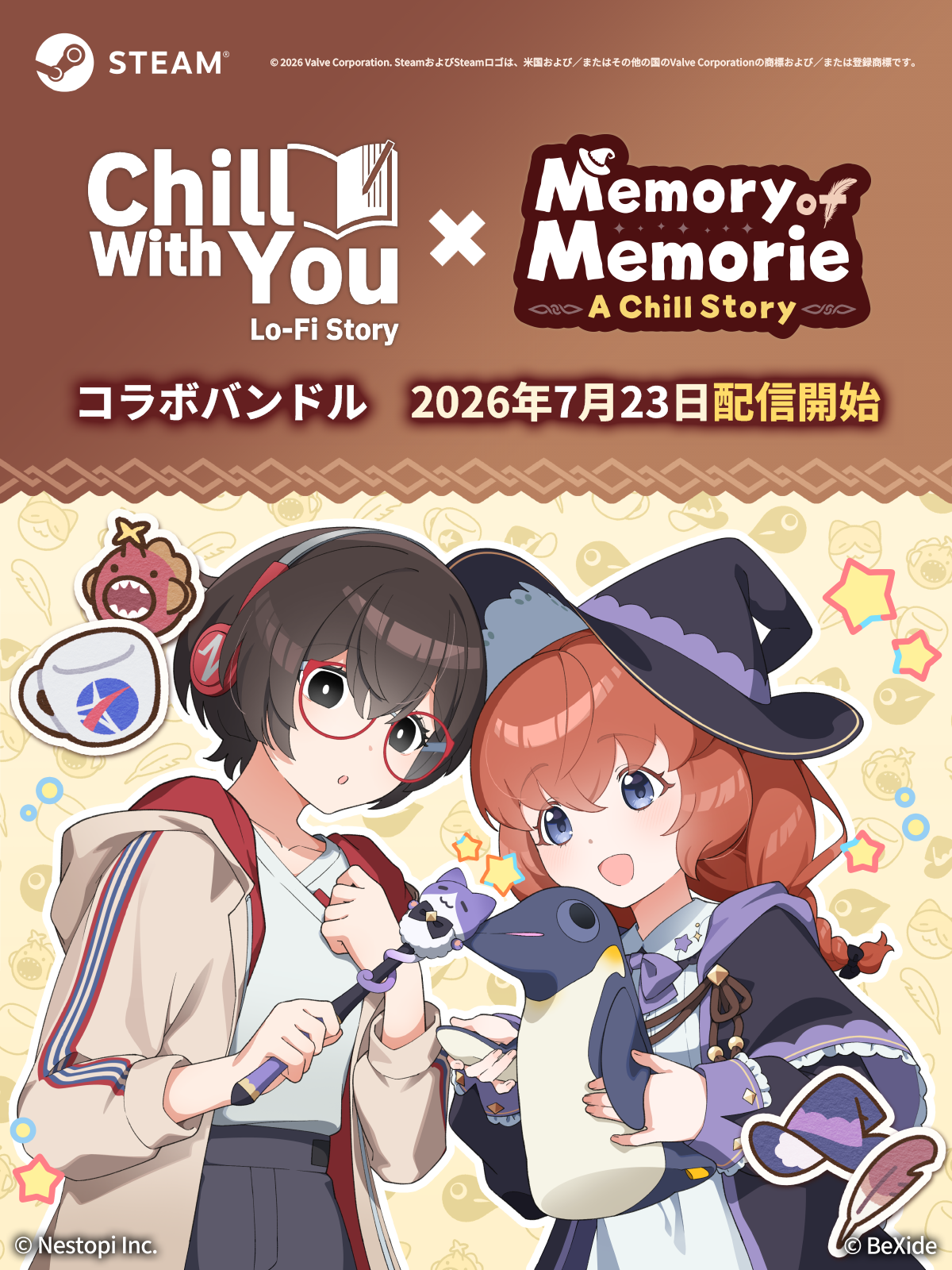 魔法使い見習いの少女と作業するゲーム『Memory of Memorie : A Chill Story』が発売開始_008