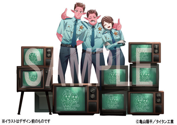 『銀河特急 ミルキー☆サブウェイ』劇場版Blu-rayの法人特典イラストが公開。チハル＆マキナら9人が描き下ろしアクスタに_003