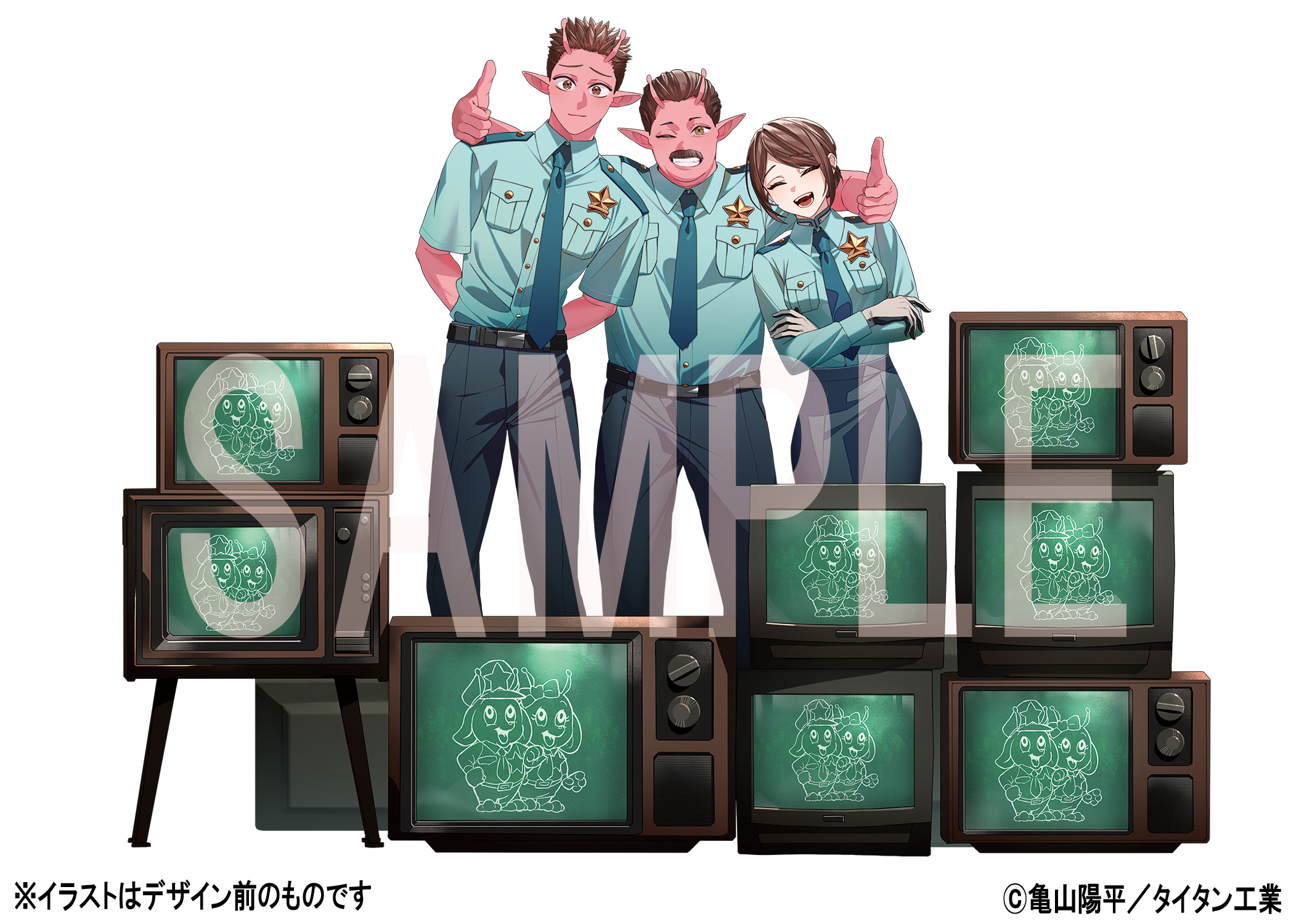 『銀河特急 ミルキー☆サブウェイ』劇場版Blu-rayの法人特典イラストが公開。チハル＆マキナら9人が描き下ろしアクスタに_010