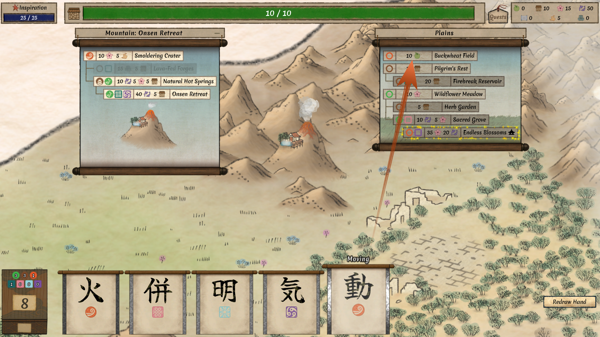 『Worlds Upon The Wind』が7月24日にリリース。日本画の影響を受けたローグライトデッキ構築ゲーム_001