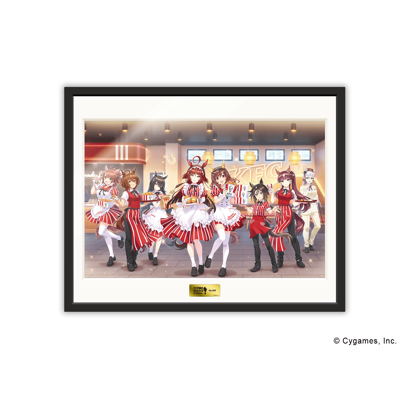 ウマ娘 KFCコラボ アクリルスタンドセット ウマ娘』のKFCコラボ詳細が発表。ゴルシ専用衣装や限定セットが登場