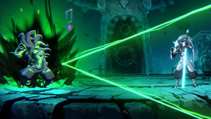 『ブレイブルー エントロピーエフェクトX』新プレイアブルキャラクターの「プラチナ」のプレイ映像が公開
_013