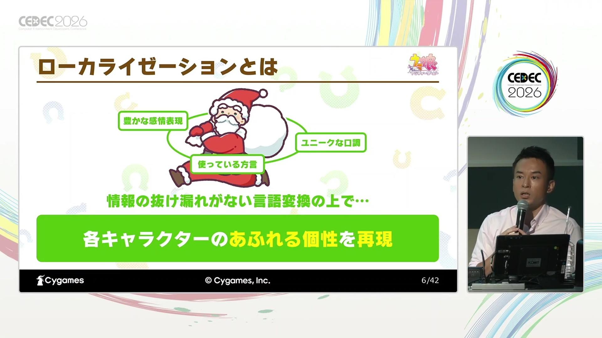 CEDEC2026講演レポート:英語版『ウマ娘』が挑んだローカライズの舞台裏。海外に“通じない個性”をどう表現したのか_002