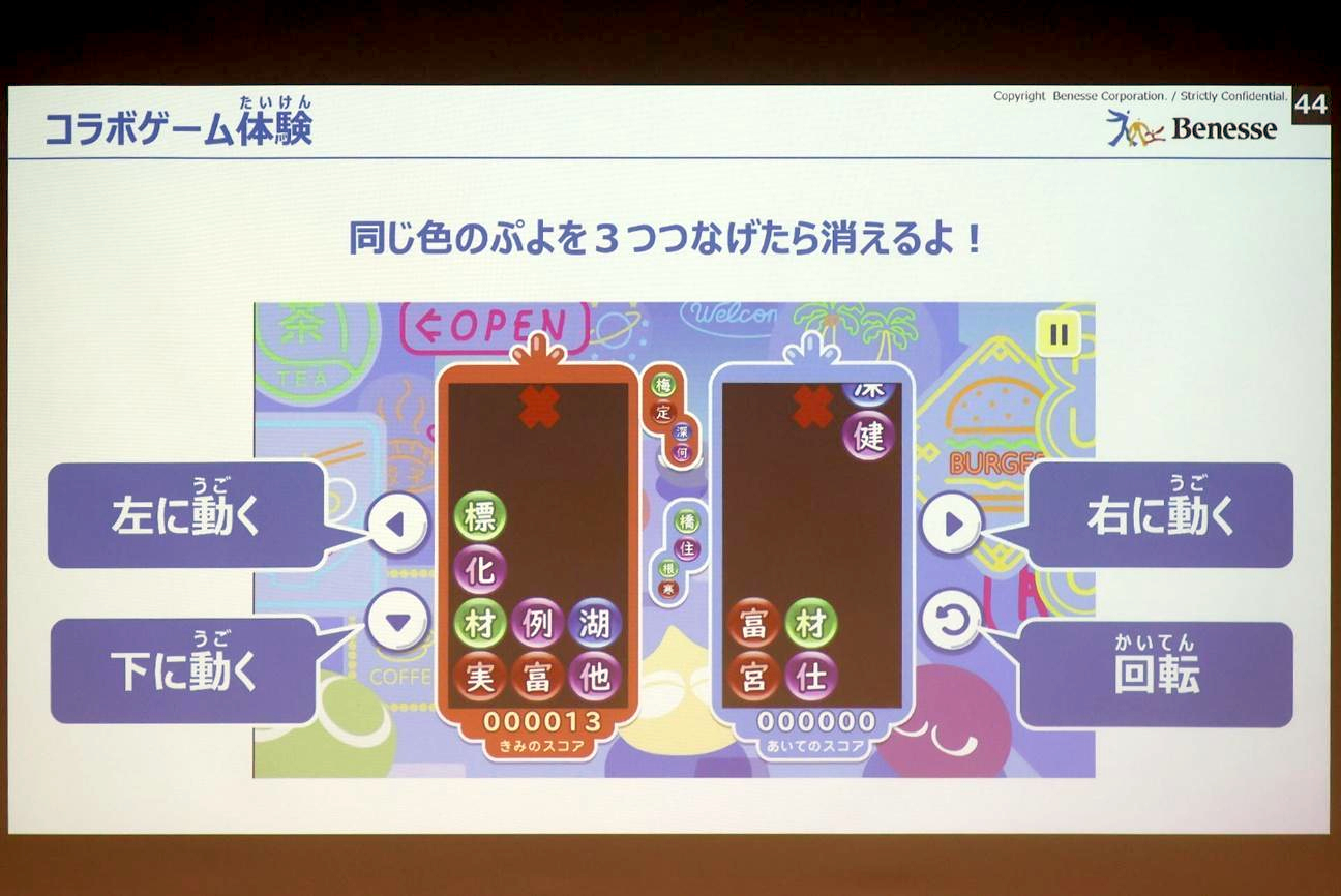 『ぷよぷよ』で漢字を覚える時代へ。進研ゼミ×セガ『タッチでぷよぷよ』体験会レポート_016