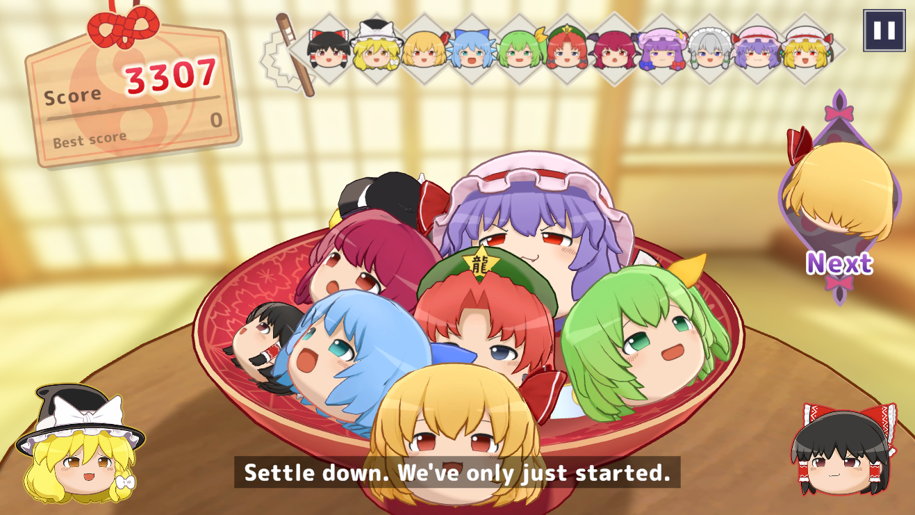 「ゆっくり」を積み上げる3Dパズルゲーム『東方ゆっくりマウンテン』大型アップデートが配信開始_021