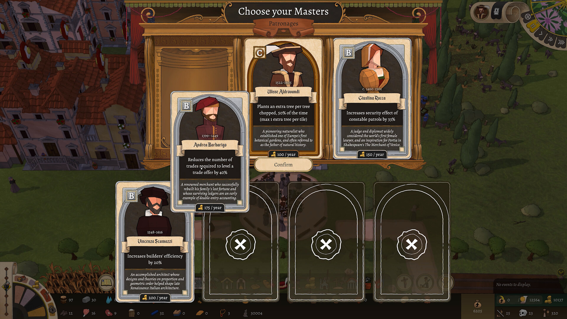 『HistoriCity: Florence』Steam向けに開発中。黒死病で壊滅した集落をルネサンスの大都市へ育て上げるゲーム_004
