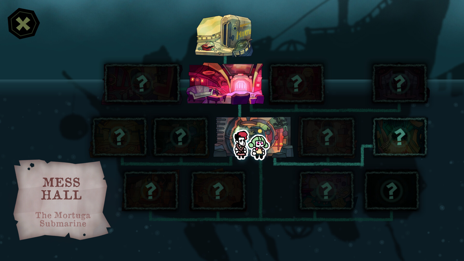 潜水艦で起きた“完全なる密室殺人”に挑む謎解きアドベンチャー『The Mermaid Mask』が本日リリース_005