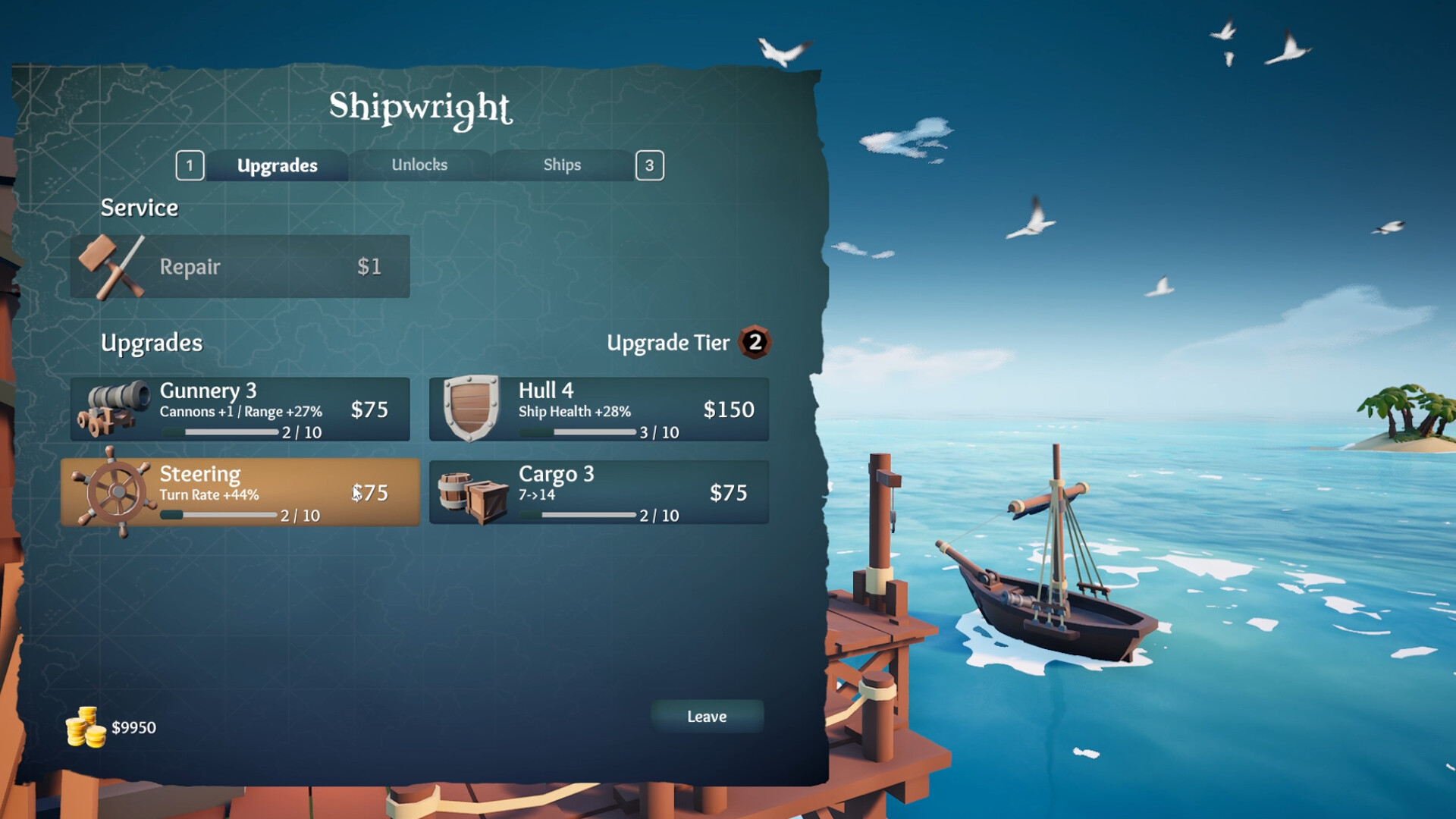 アーケードスタイルの海戦で戦利品を集めていく短編海賊ゲーム『Smoky Sails』Steamストアページが公開_005