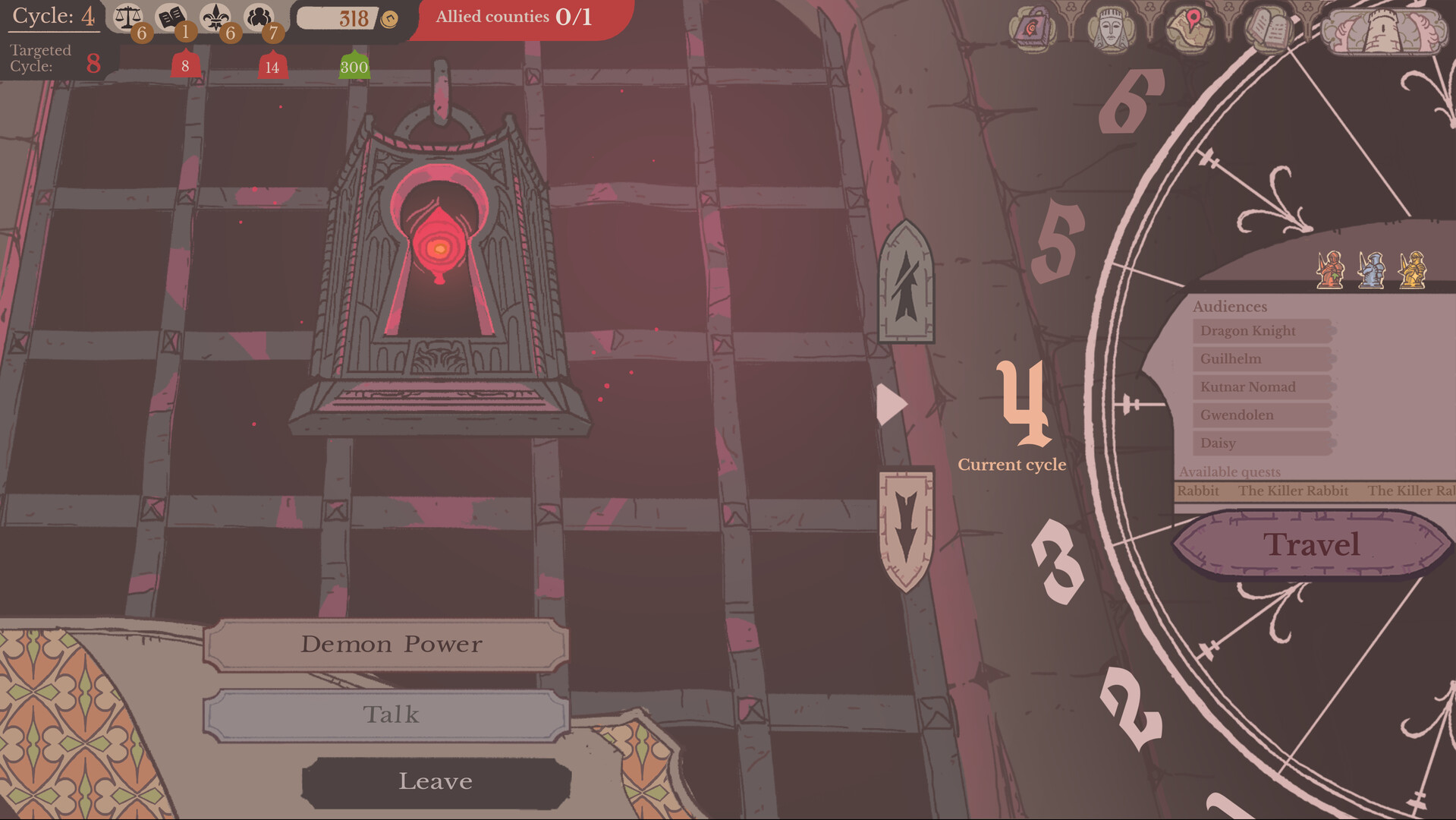 魔法の塔の主となり、「ちょっと変わった騎士たち」と円卓を運営するRPG『Sovereign Tower』が面白そう_006