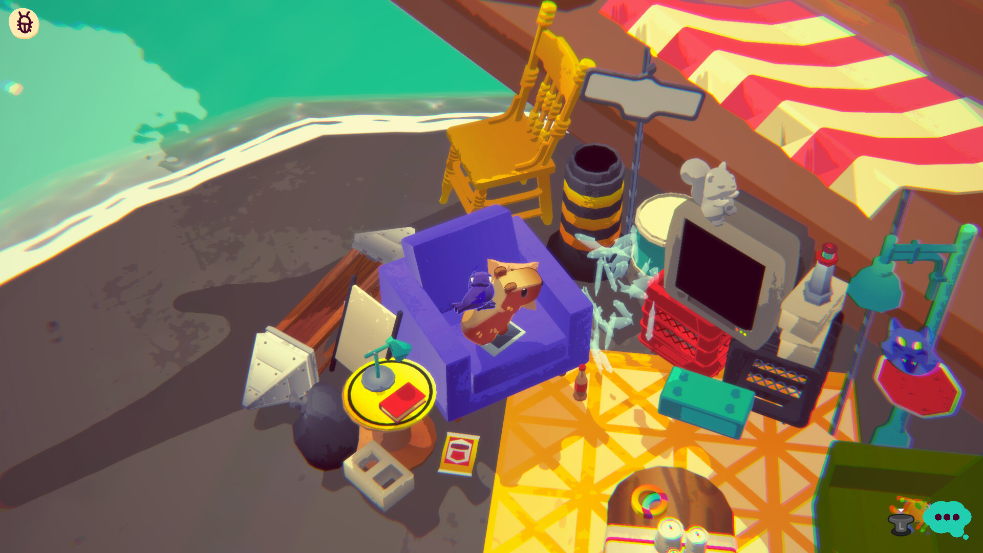 『Capy Castaway』カピバラの赤ちゃんと小さなカラスが一緒に冒険するゲームが8月7日に発売_006