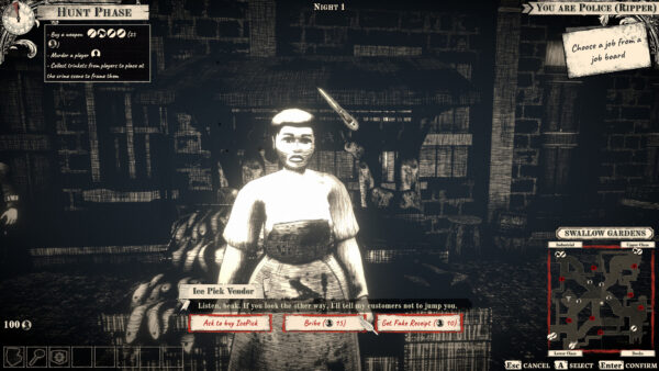 「雪山人狼」開発元の新作『4 Penny Coffins』、証拠をめぐる捜査システムが公開_002