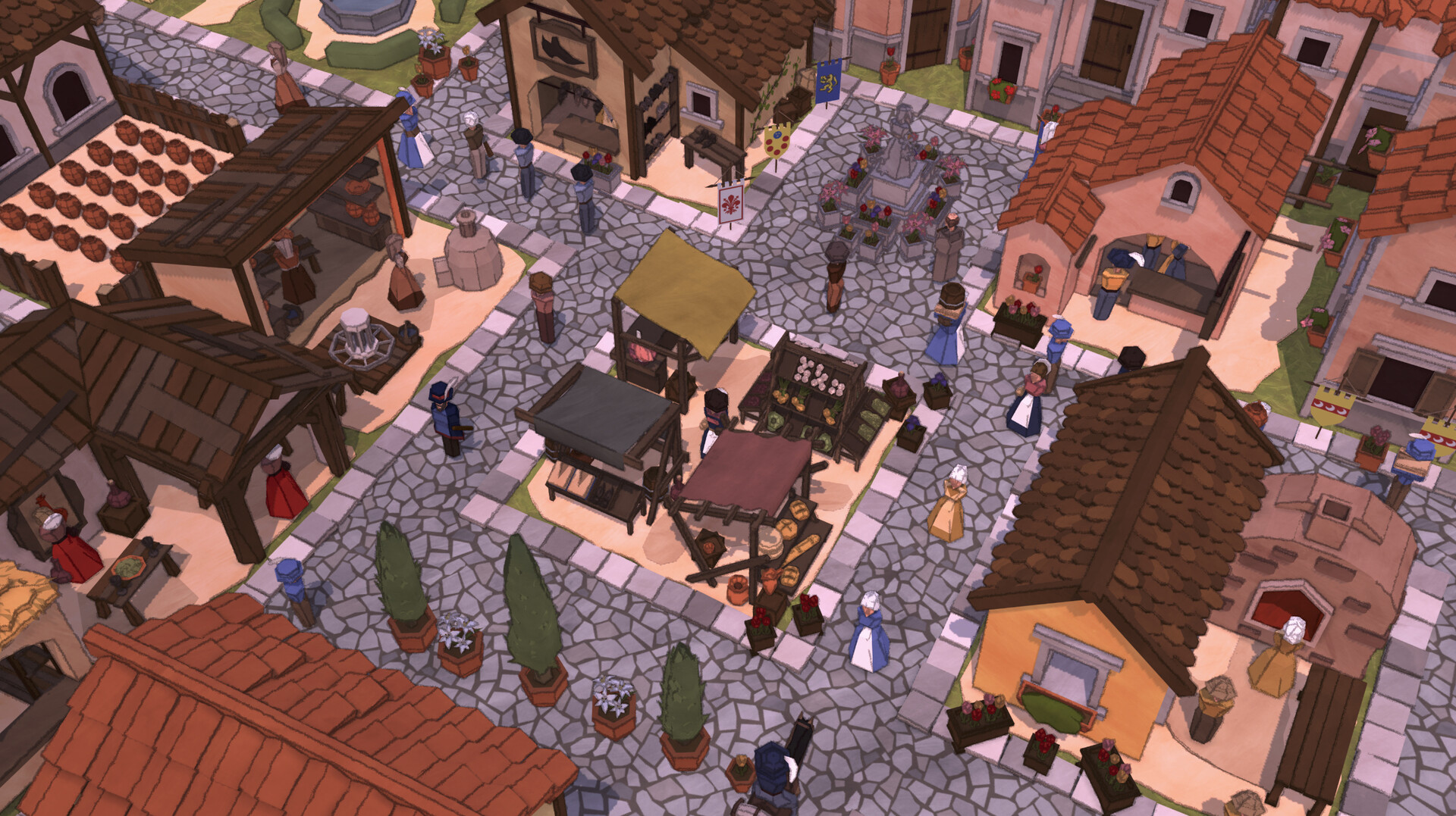 『HistoriCity: Florence』Steam向けに開発中。黒死病で壊滅した集落をルネサンスの大都市へ育て上げるゲーム_003