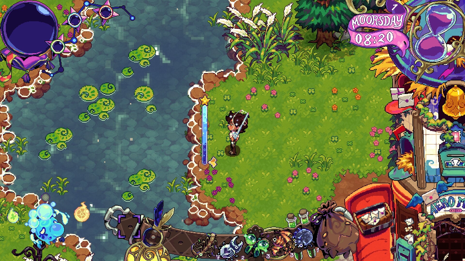 『Luenna: School of the Magi』が面白そう。魔法学校に通いながらファンタジー世界で過ごすRPG_003