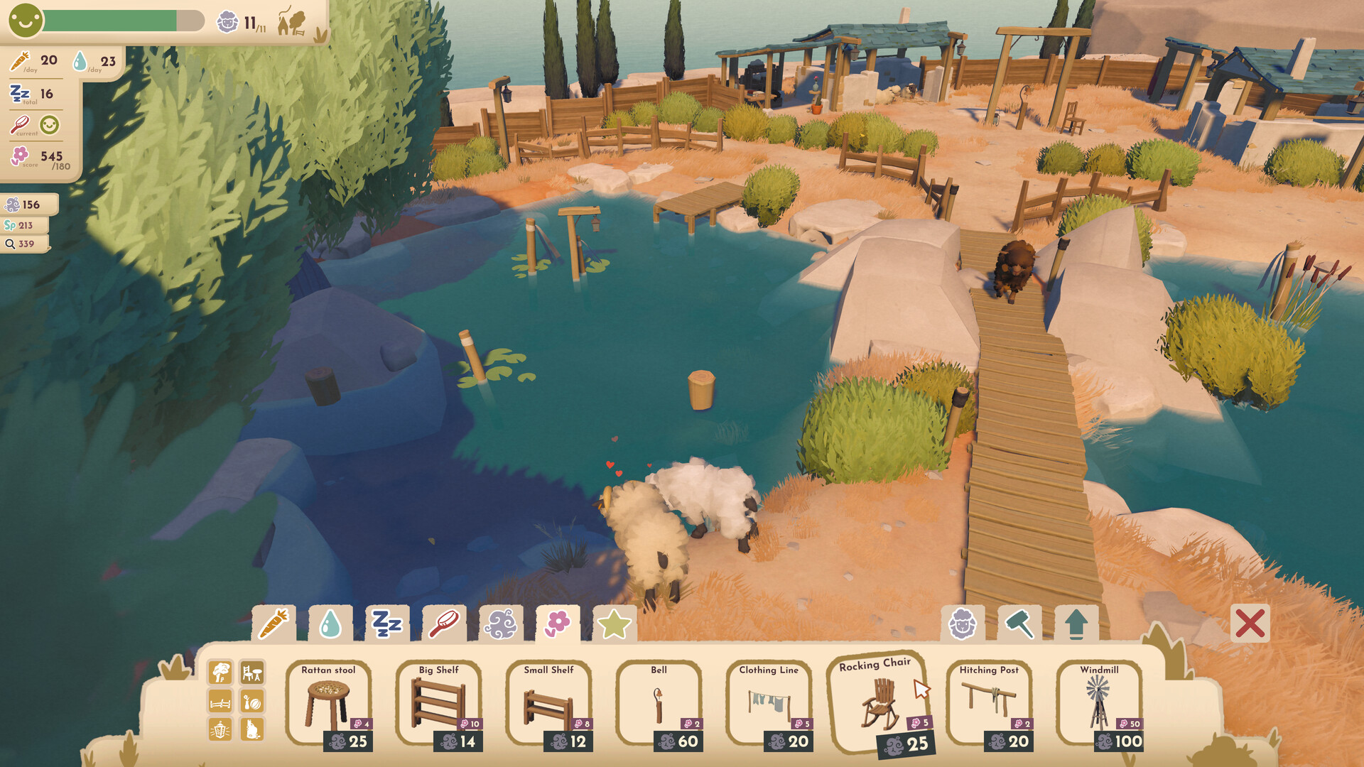 理想の牧場を築くシミュレーションゲーム『Little Sheep Valley』が開発中。地中海で羊たちの世話をする_003