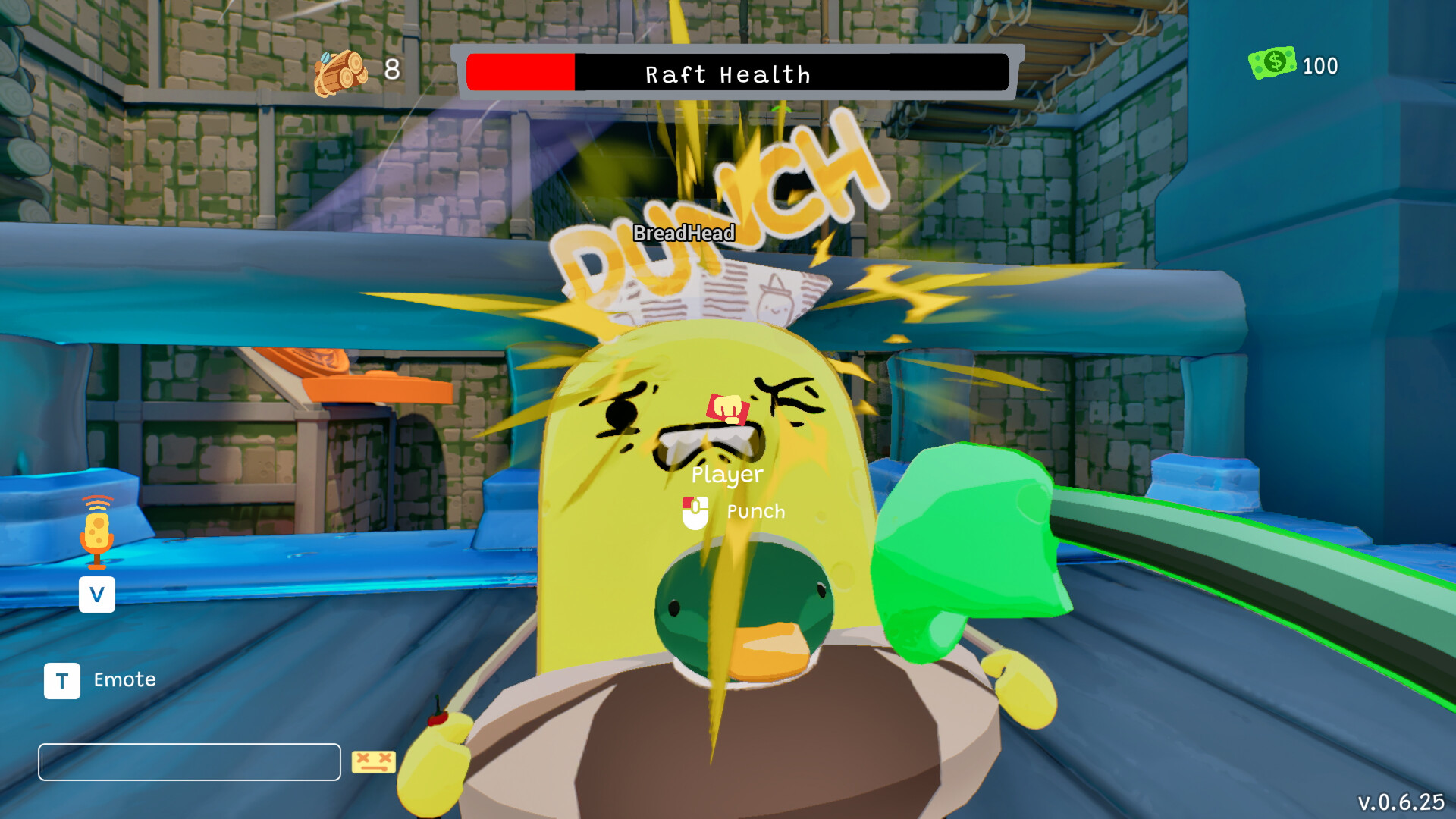 『Sponge Break』が面白そう。スポンジの体で「いかだ」に乗りこなす“物理演算”川下りゲーム_004
