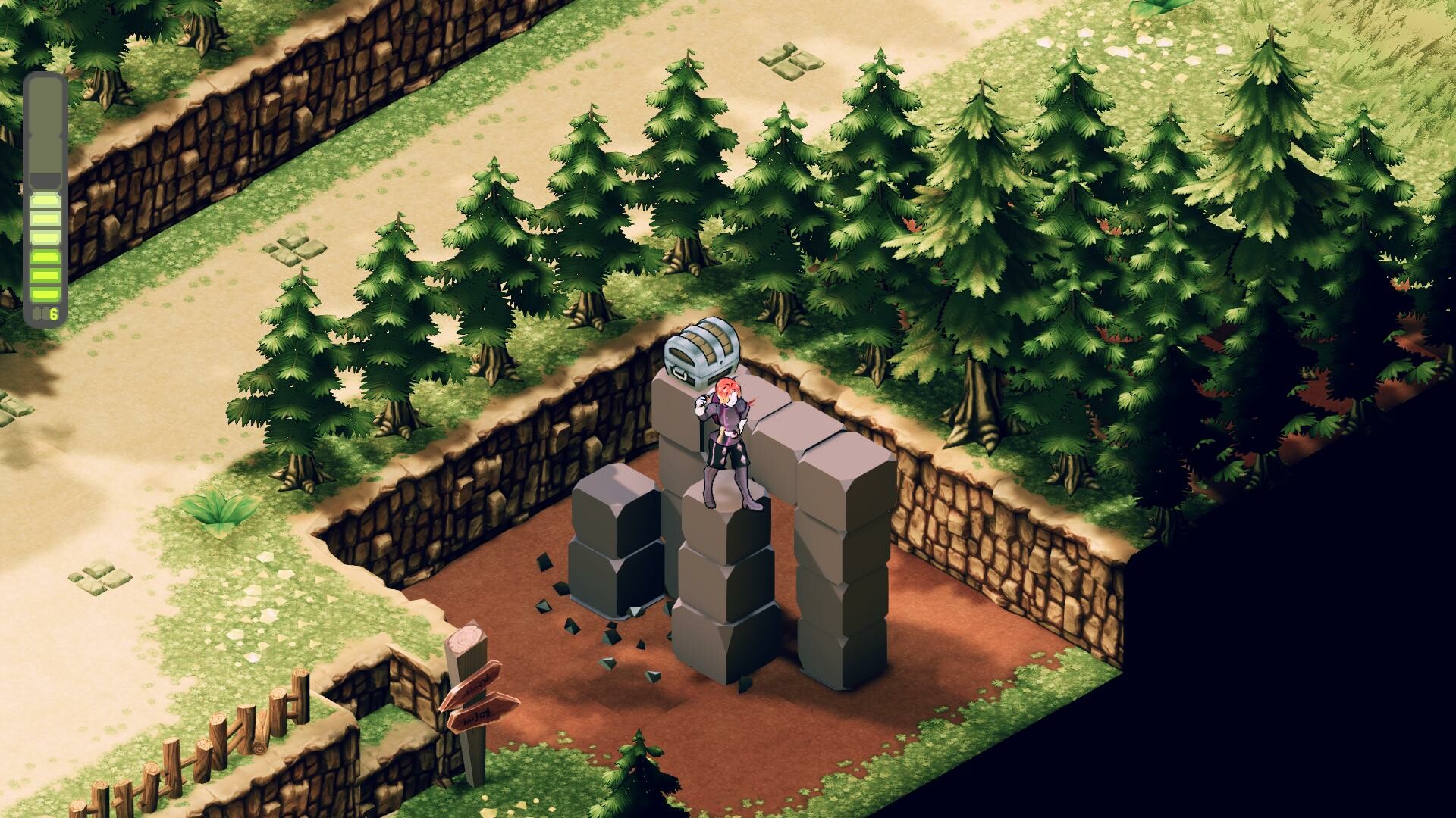 『Mazestalker』体験版が配信中。エッシャーのような等角投影ダンジョンの世界を探検するアクションRPG_003