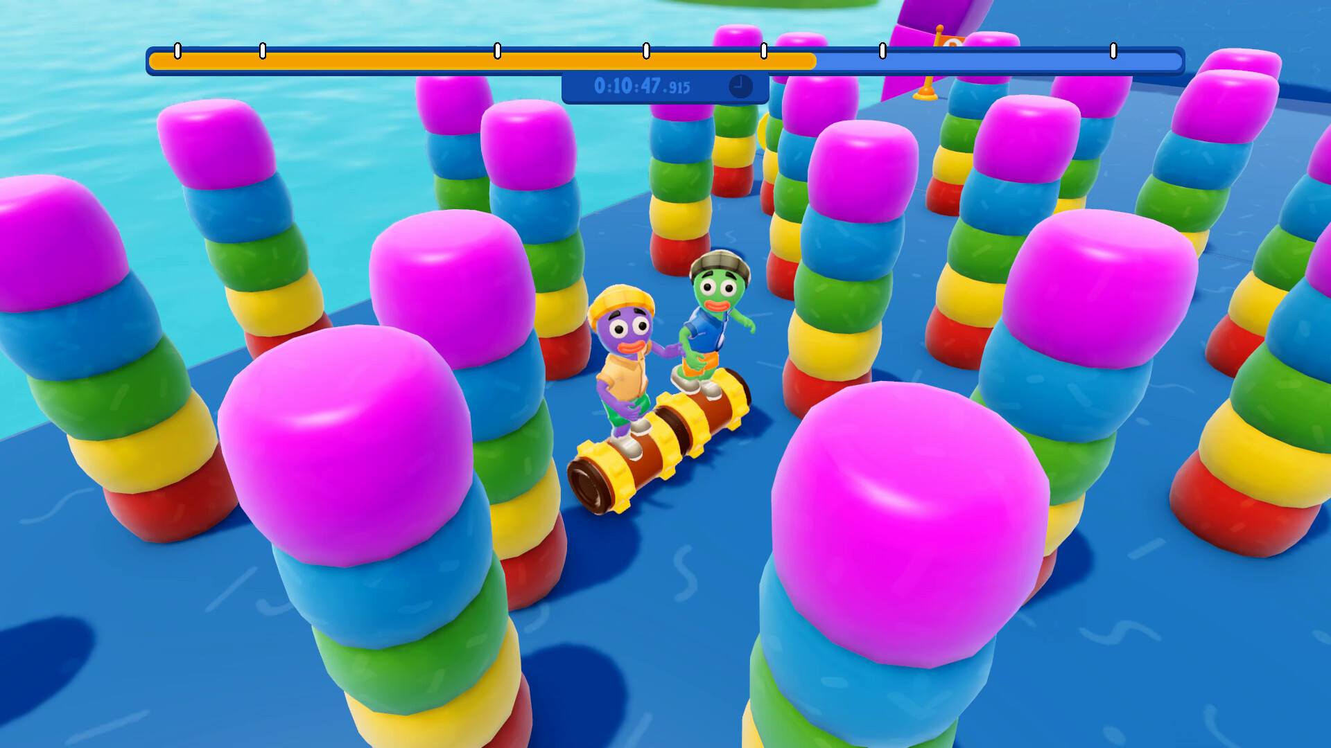 『Roll Together』7月15日に配信へ。「巨大ローラーをふたりで操縦する」カオスな協力アクションゲーム_002