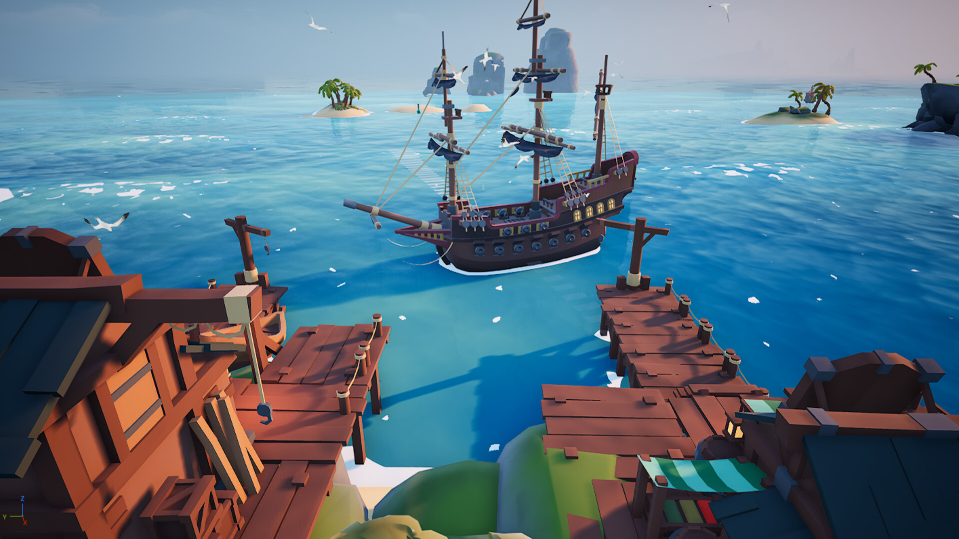 アーケードスタイルの海戦で戦利品を集めていく短編海賊ゲーム『Smoky Sails』Steamストアページが公開_002