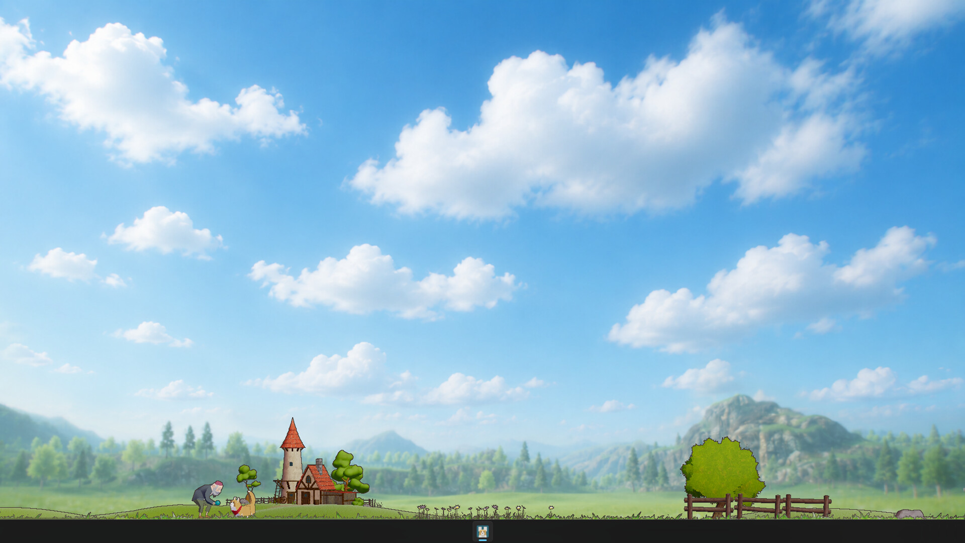 デスクトップ常駐型アプリ『CORGI & WOOLLY - Little Horizon -』がSteamにて無料配信中_004