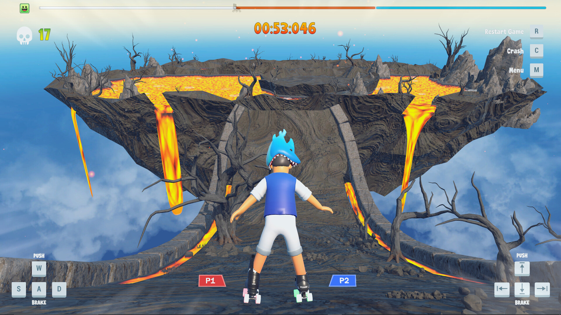 “片方のスケートしか操作できない”協力スケートゲーム『Skate Mates』の無料体験版が「2.0」にアップデート_007