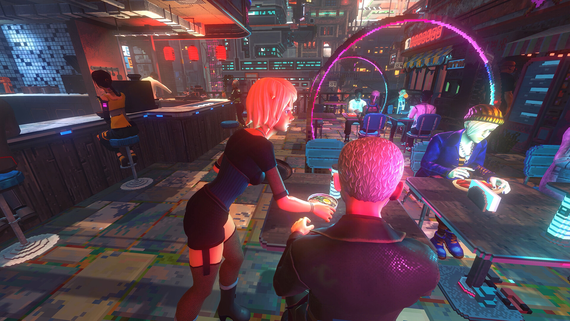 サイバーパンク都市でお店を経営するゲーム『Nivalis Nights』9月30日に発売決定_003