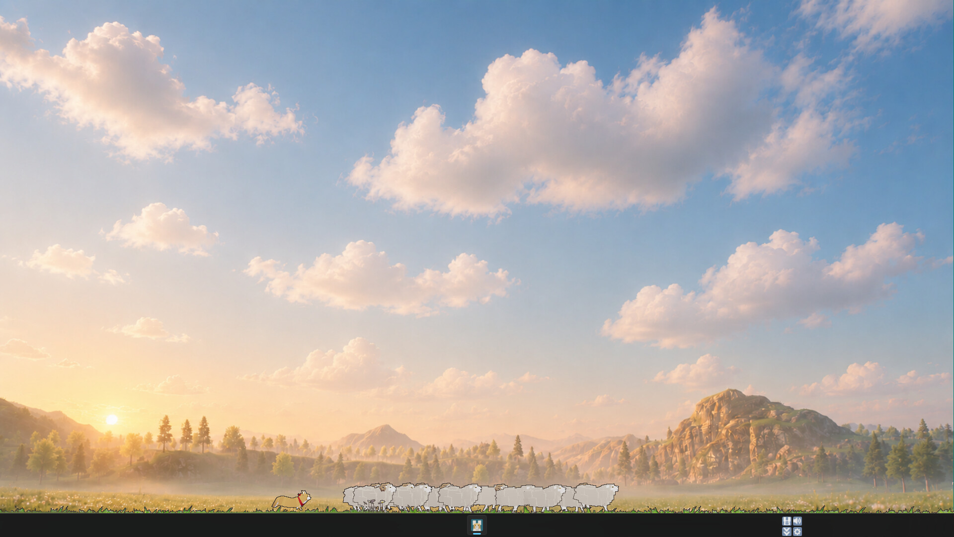 デスクトップ常駐型アプリ『CORGI & WOOLLY - Little Horizon -』がSteamにて無料配信中_002