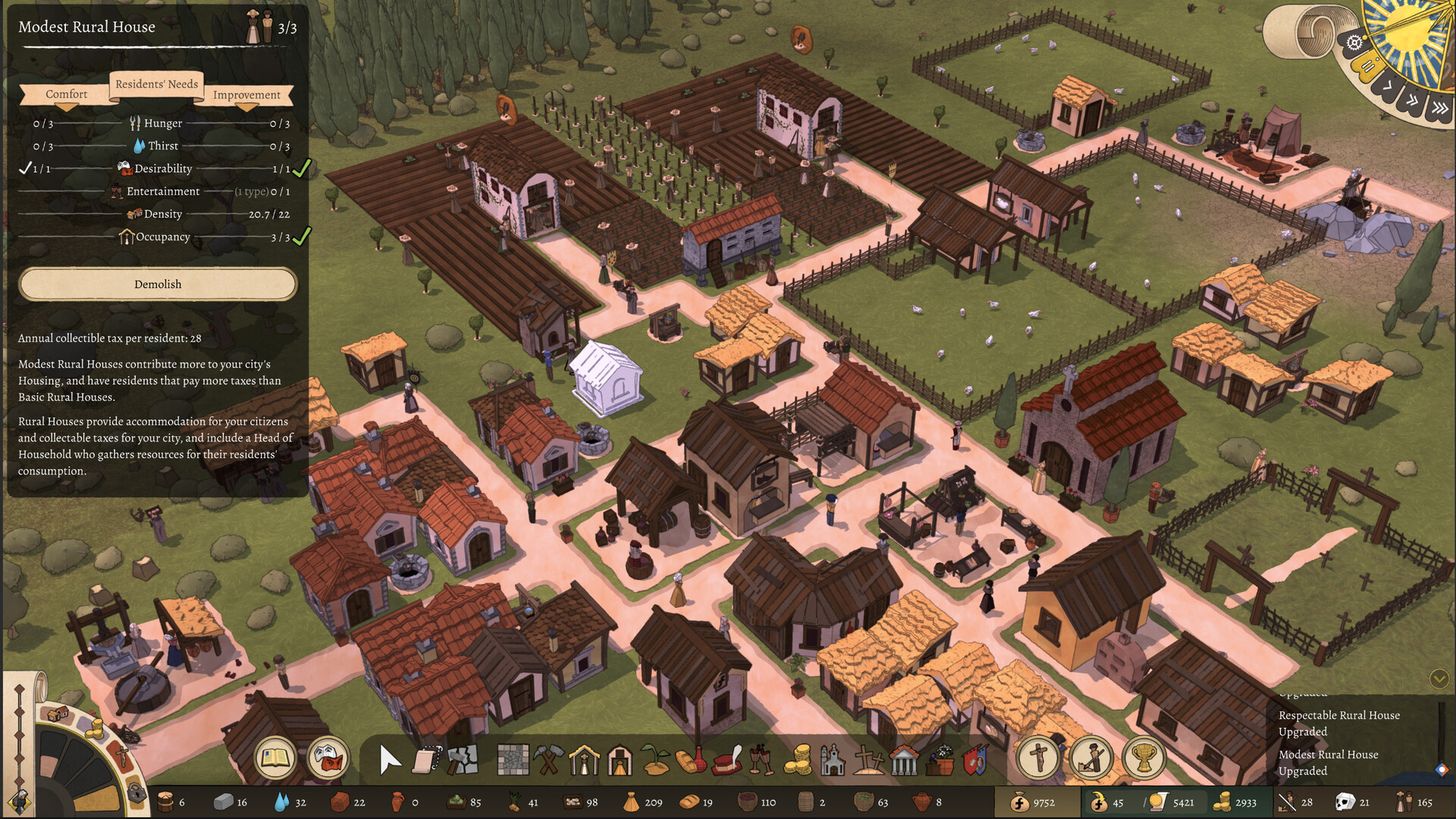 『HistoriCity: Florence』Steam向けに開発中。黒死病で壊滅した集落をルネサンスの大都市へ育て上げるゲーム_006