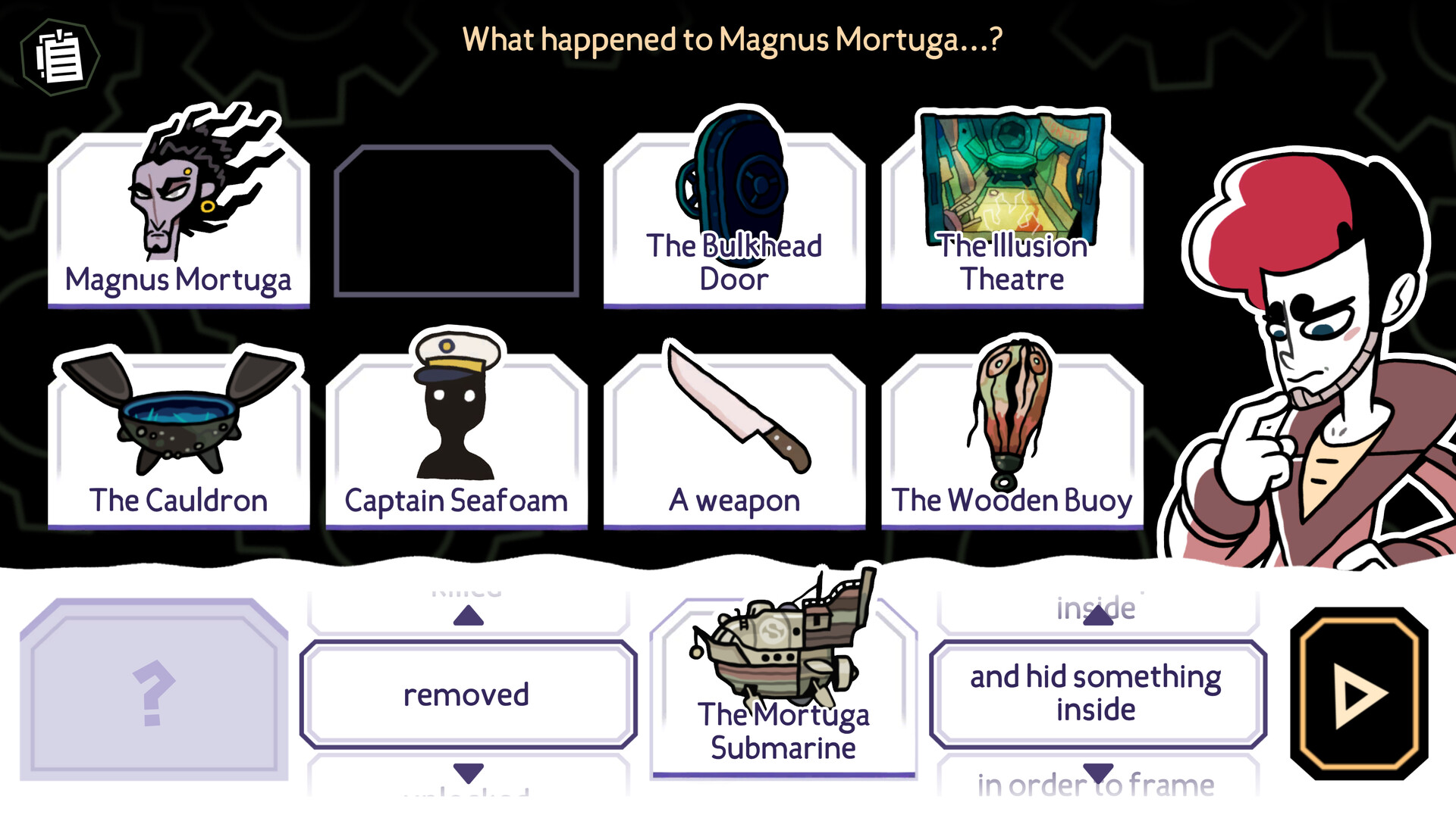 潜水艦で起きた“完全なる密室殺人”に挑む謎解きアドベンチャー『The Mermaid Mask』が本日リリース_002