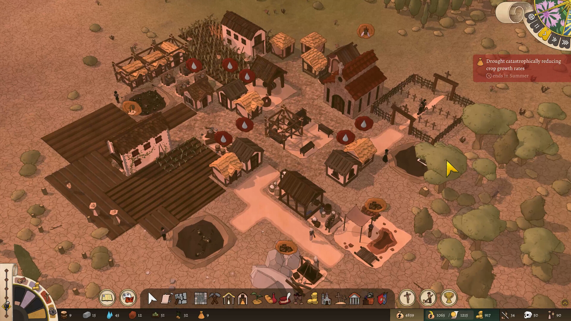 『HistoriCity: Florence』Steam向けに開発中。黒死病で壊滅した集落をルネサンスの大都市へ育て上げるゲーム_005