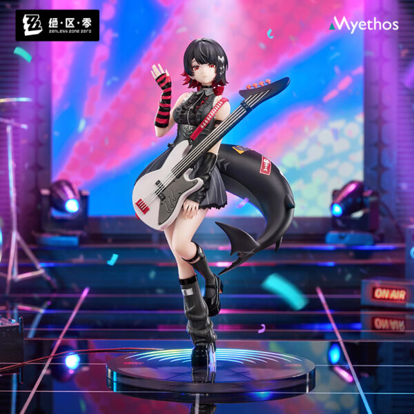 『ゼンレスゾーンゼロ』から「エレン・ジョー」の1/8スケールフィギュアが予約受付中。ベースを持ちステージに立つエレンをイメージ_001