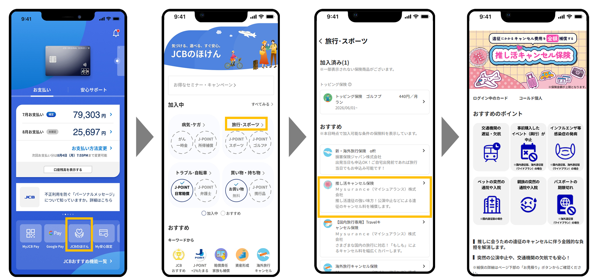 JCBが「推し活キャンセル保険」販売開始。公演中止や欠航による遠征費のキャンセル料を保険金額を限度に全額補償_002