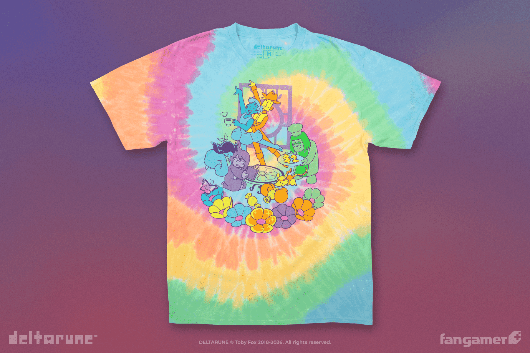 『DELTARUNE』新グッズがFangamer Japanから登場｜フラワーカフェ Tシャツほか2点_001