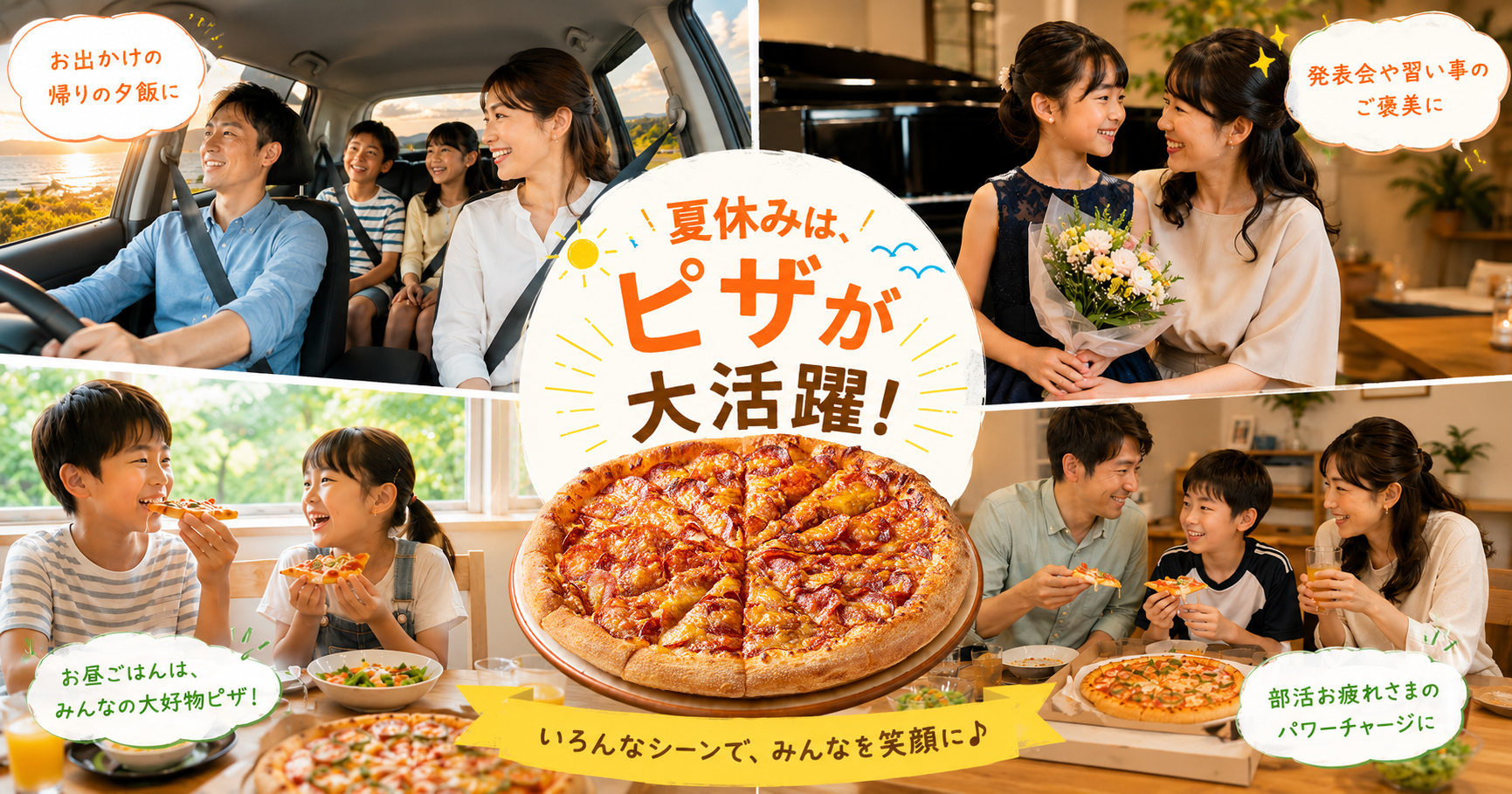 「ピザハット」Mサイズピザが“Sサイズ価格”で楽しめキャンペーンを本日7月17日より期間限定で開催_001