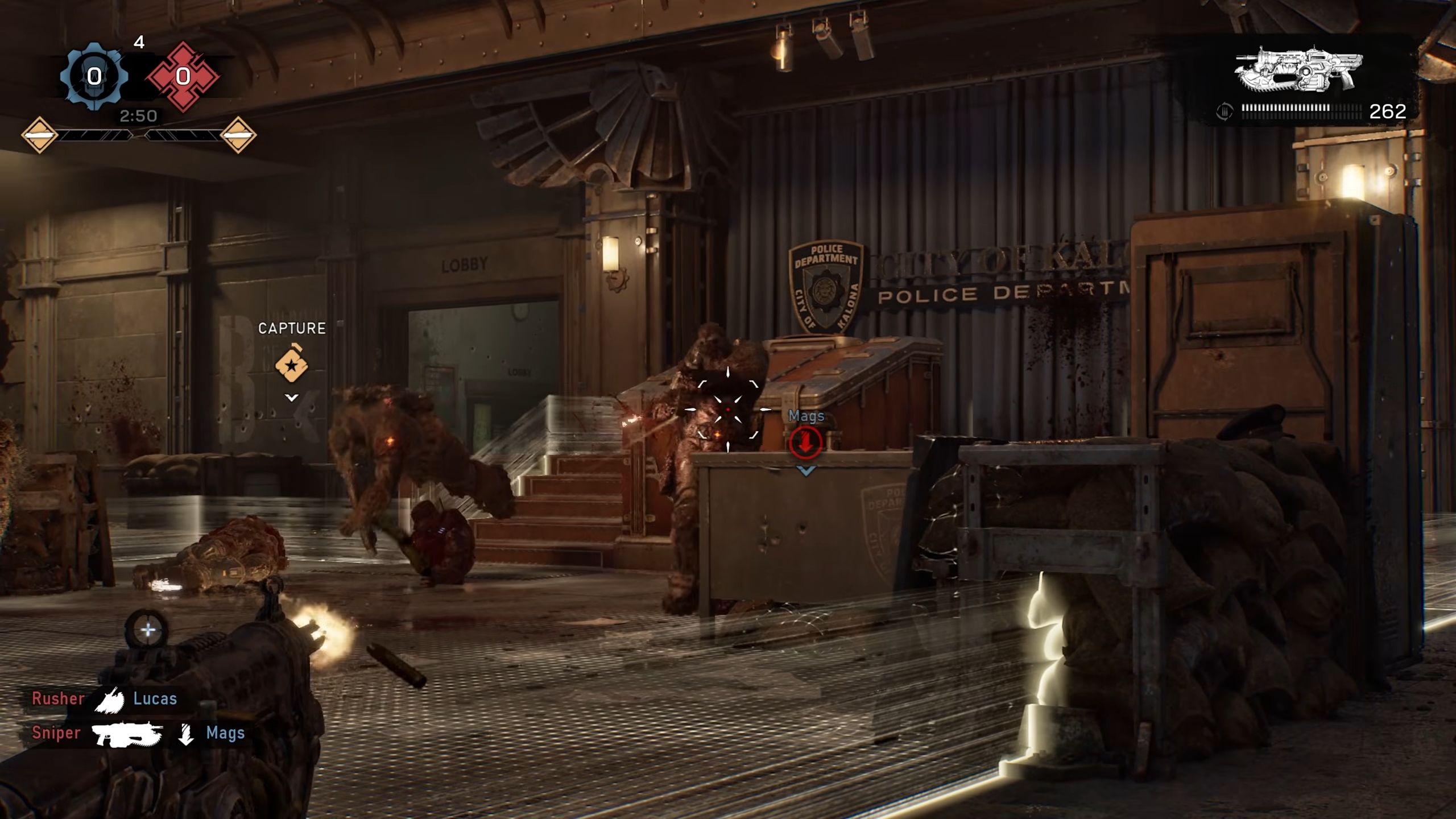 遮蔽物に隠れて重火器をぶっぱなすTPS『Gears of War: E-Day』のマルチプレイ紹介動画が公開_015