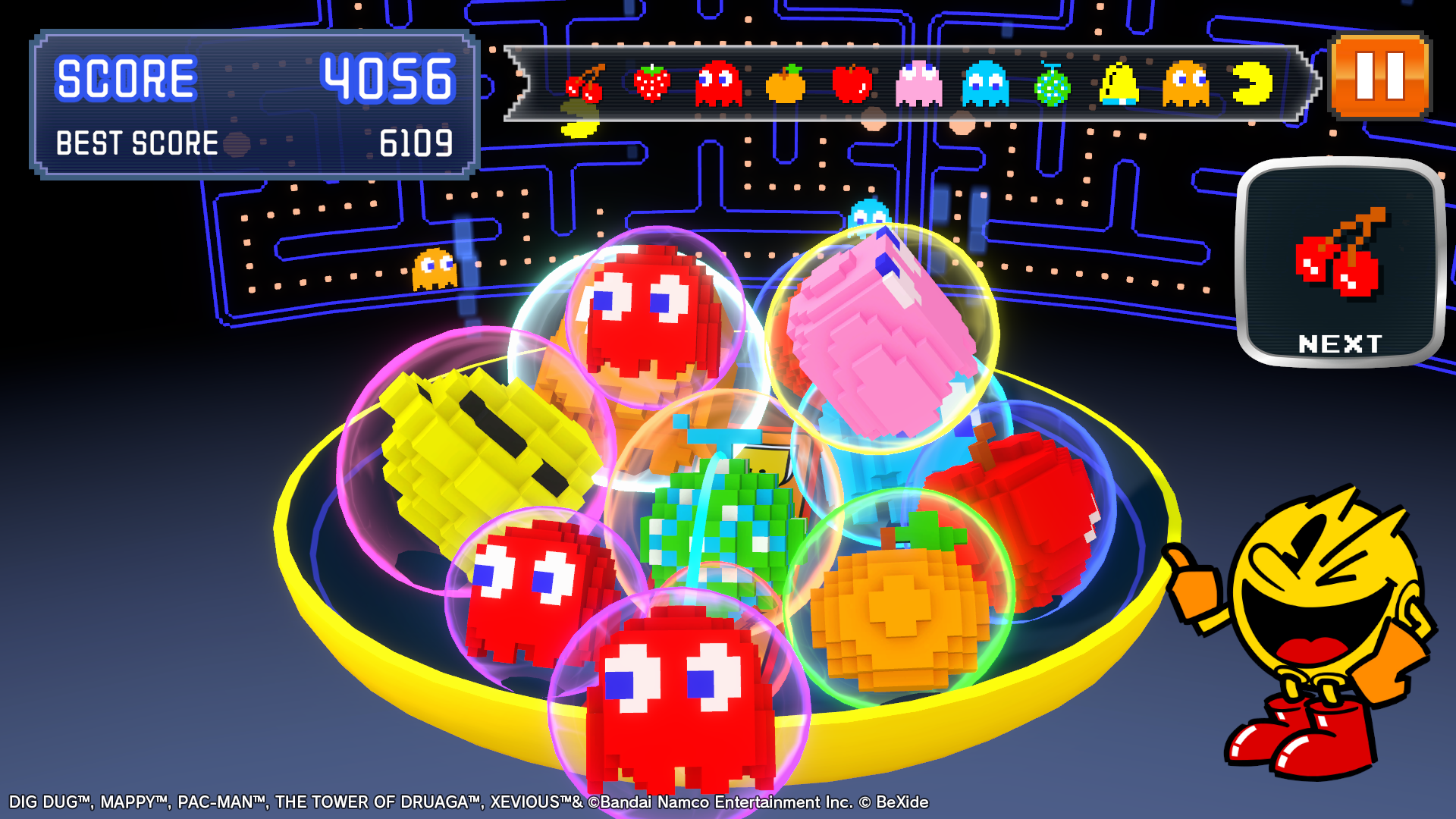 ナムコの名作をモチーフにした3Dパズル『NAMCO LEGENDARY Mountains』に2種類の対戦モードが追加_020