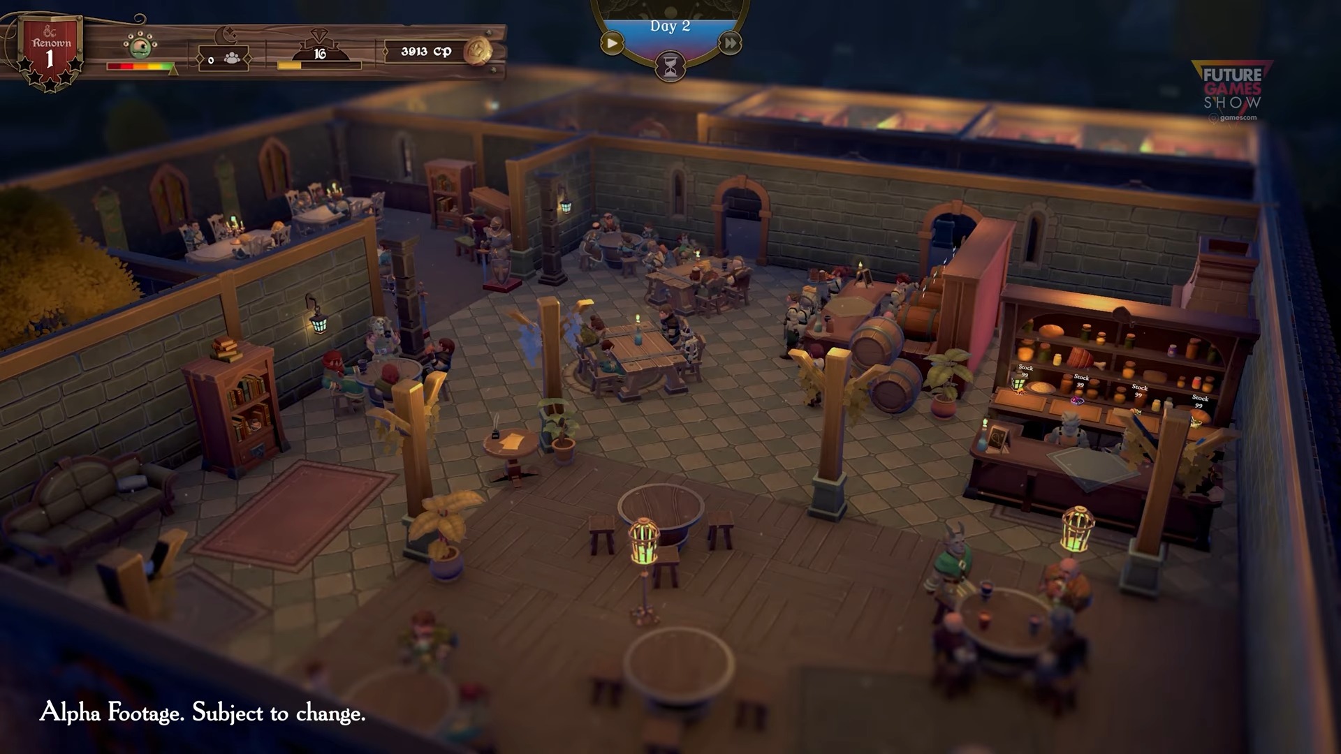 『ダンジョンズ&ドラゴンズ』の酒場経営ゲーム『Long Rest Tavern』発表。冒険は英雄に任せて、ひたすら酒場を営める_001