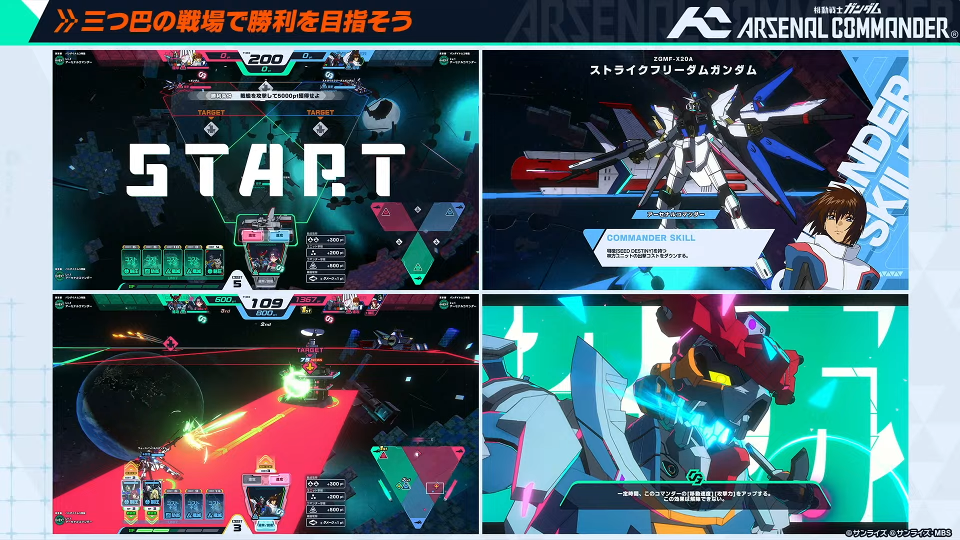 『機動戦士ガンダム アーセナルベース』新作『アーセナルコマンダー』発表_002
