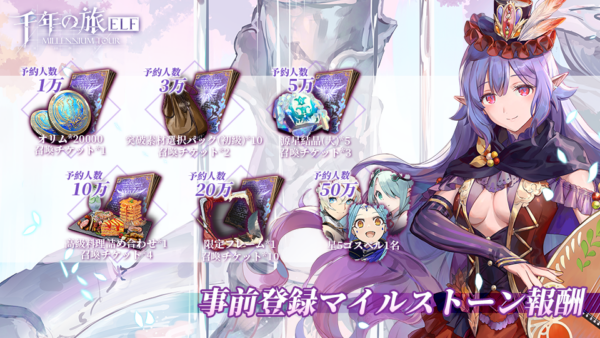 『千年の旅ELF』の事前登録が開始。魔女たちを率いて「ゴスペル」を召喚し、強大な敵に立ち向かう神話RPG_004