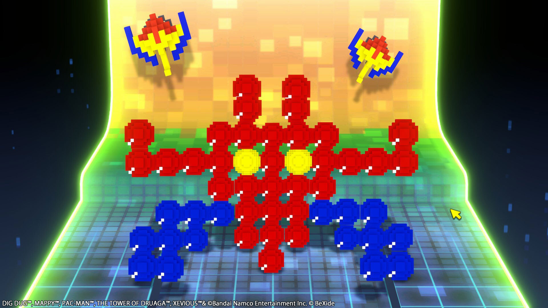 ナムコの名作をモチーフにした3Dパズル『NAMCO LEGENDARY Mountains』に2種類の対戦モードが追加_012