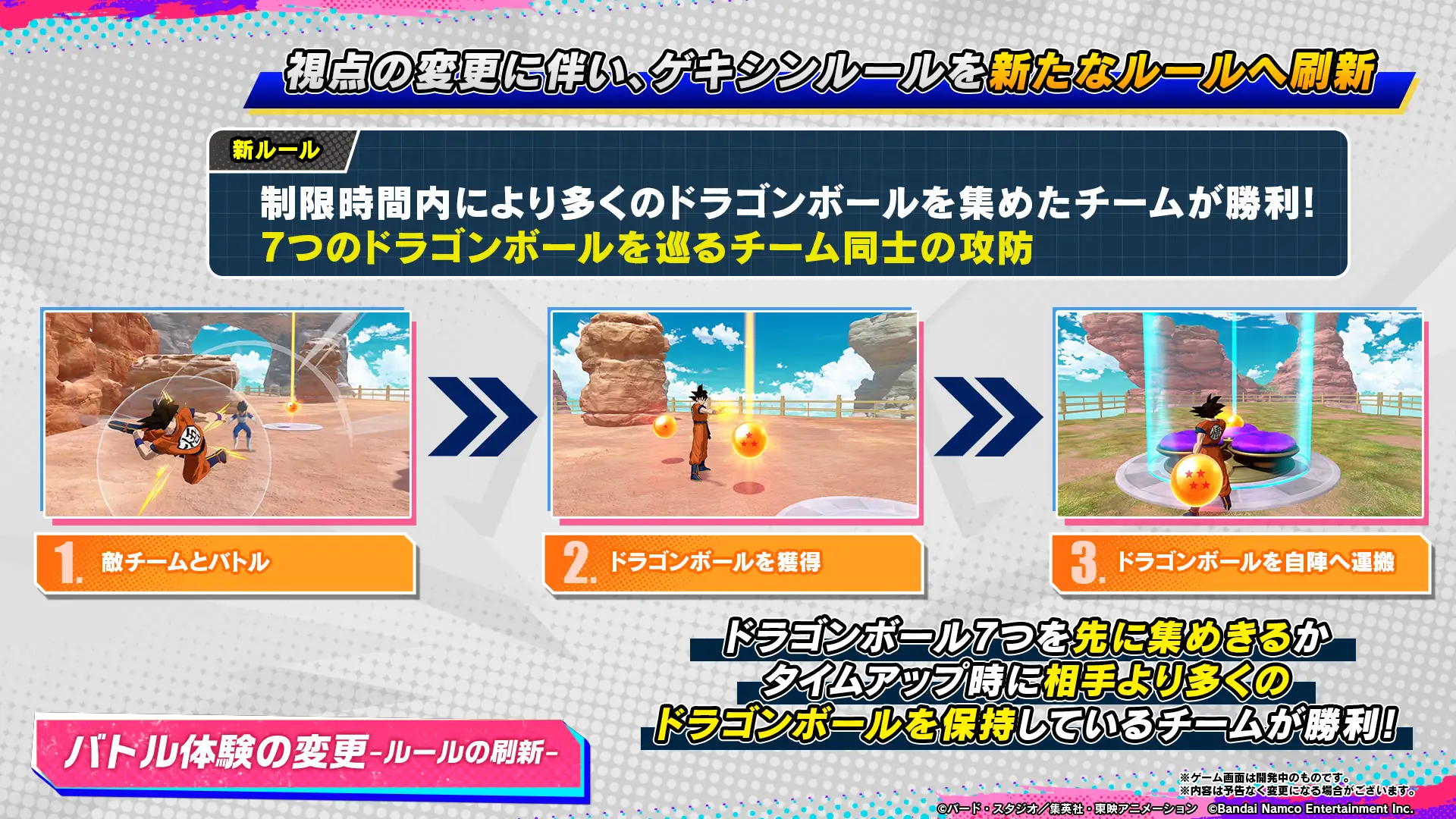 見下ろしだった『ドラゴンボール ゲキシン スクアドラ』が三人称視点に大規模リニューアル。年末のシーズン8から_007