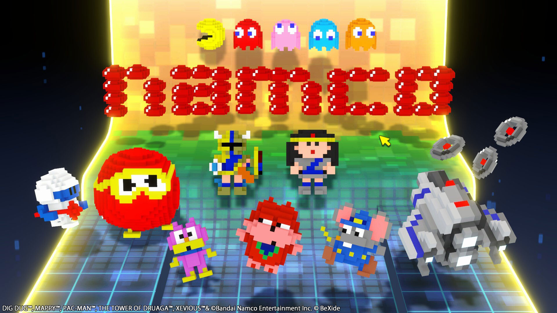 ナムコの名作をモチーフにした3Dパズル『NAMCO LEGENDARY Mountains』に2種類の対戦モードが追加_009